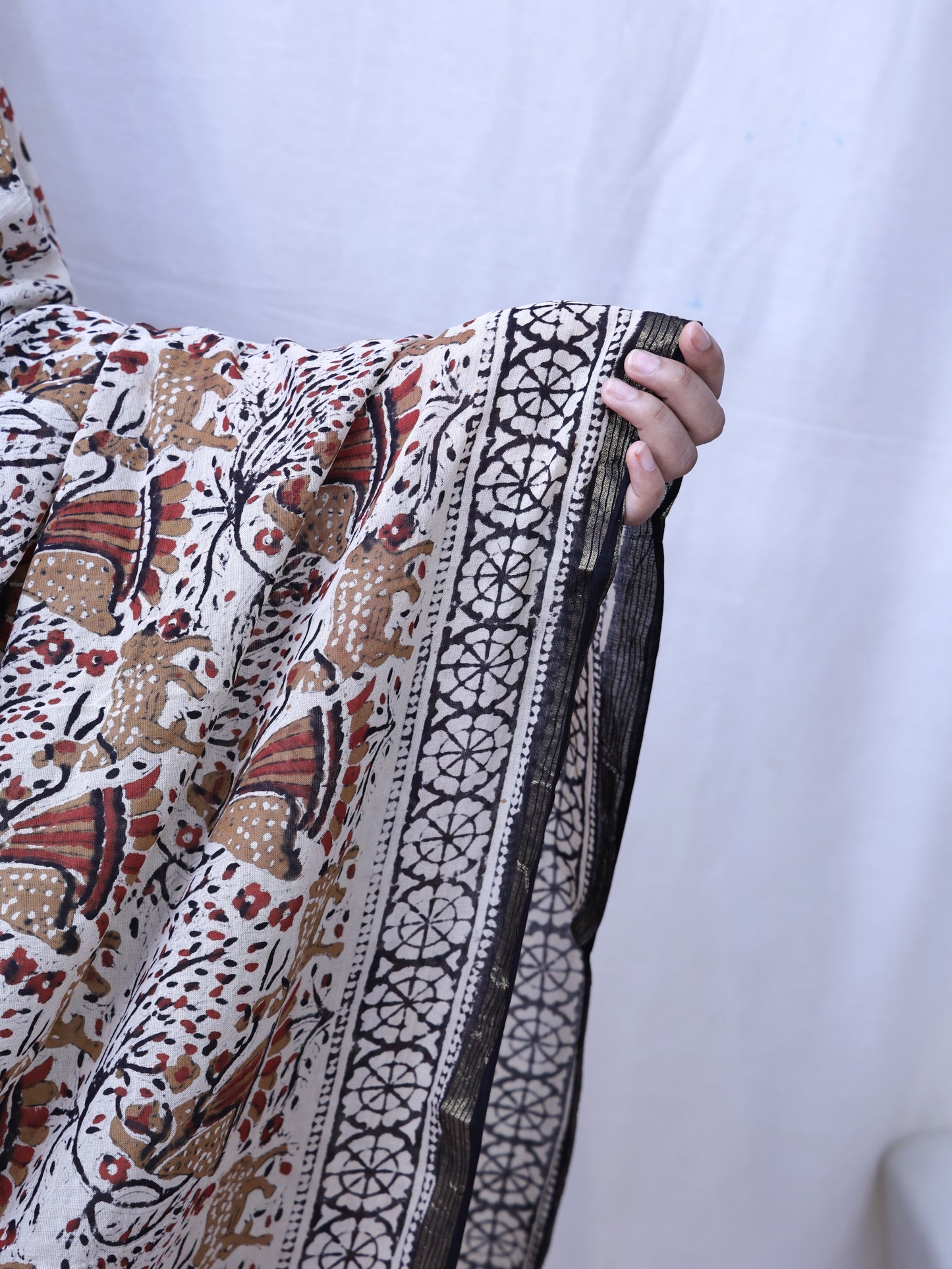 Hand-made block Print Dupatta