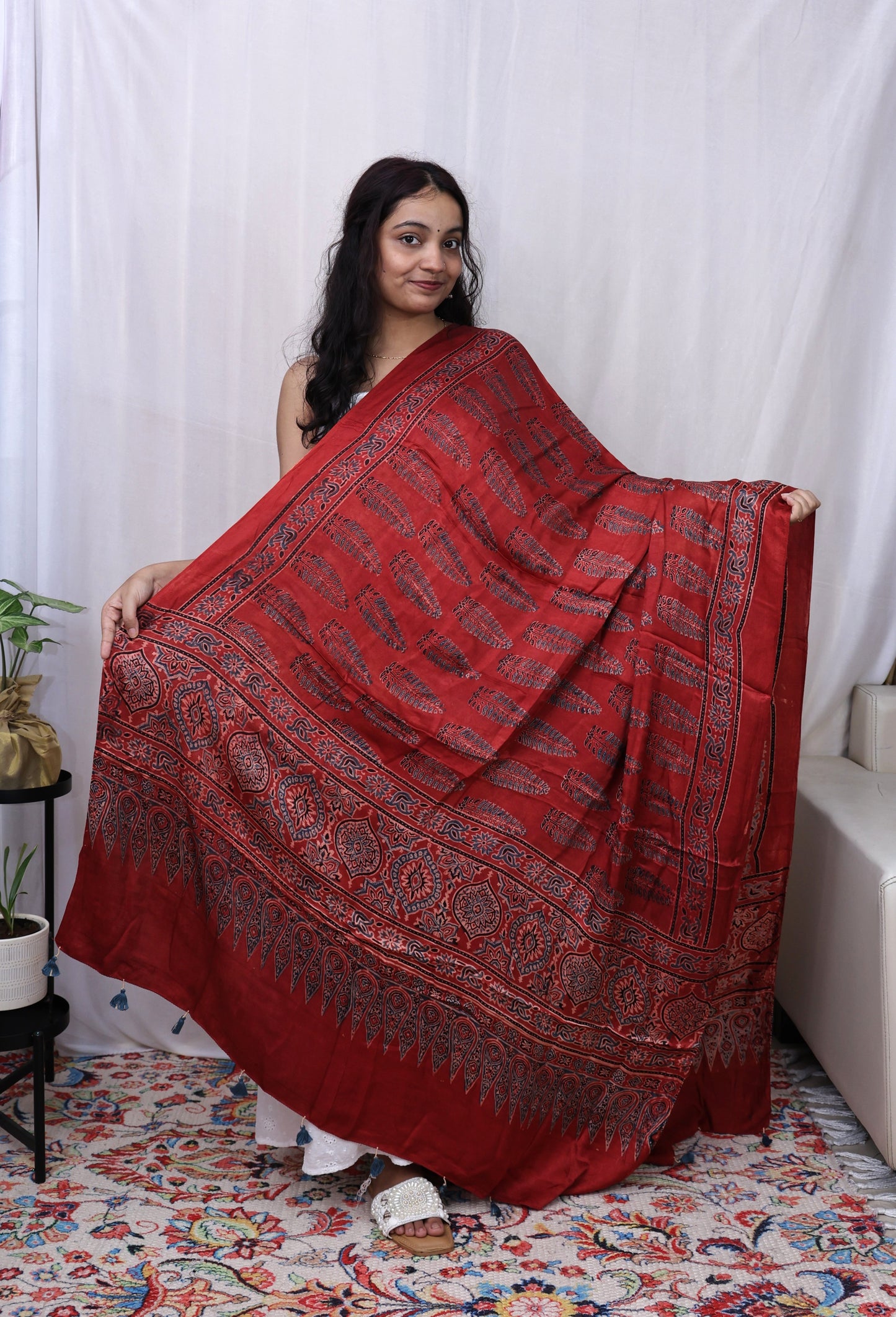 Modal Ajrak Dupatta