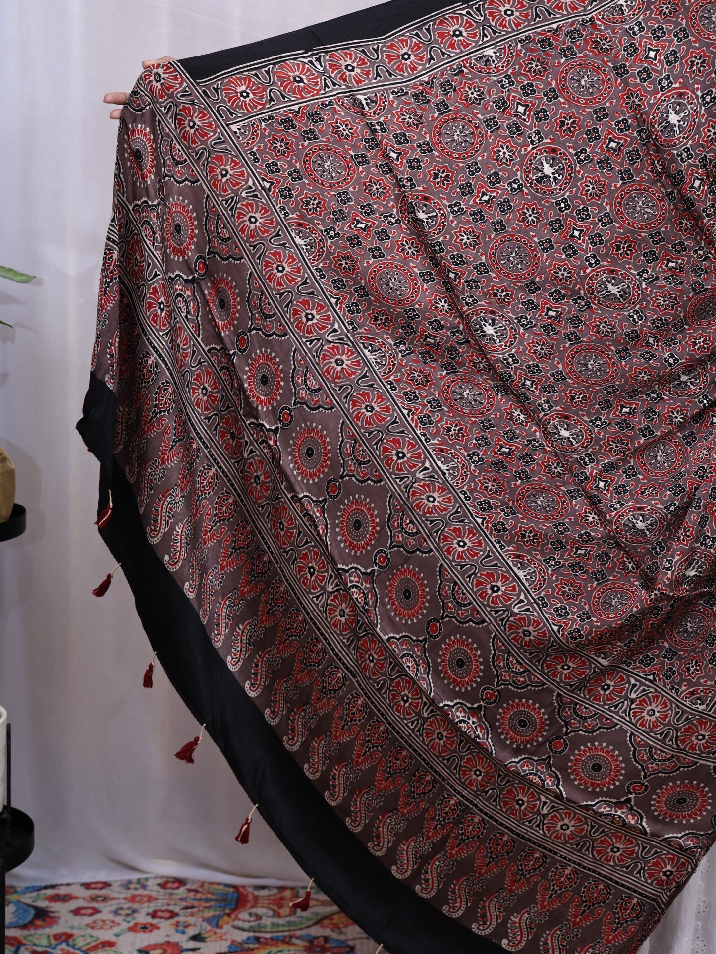 Modern Ajrakh Dupatta