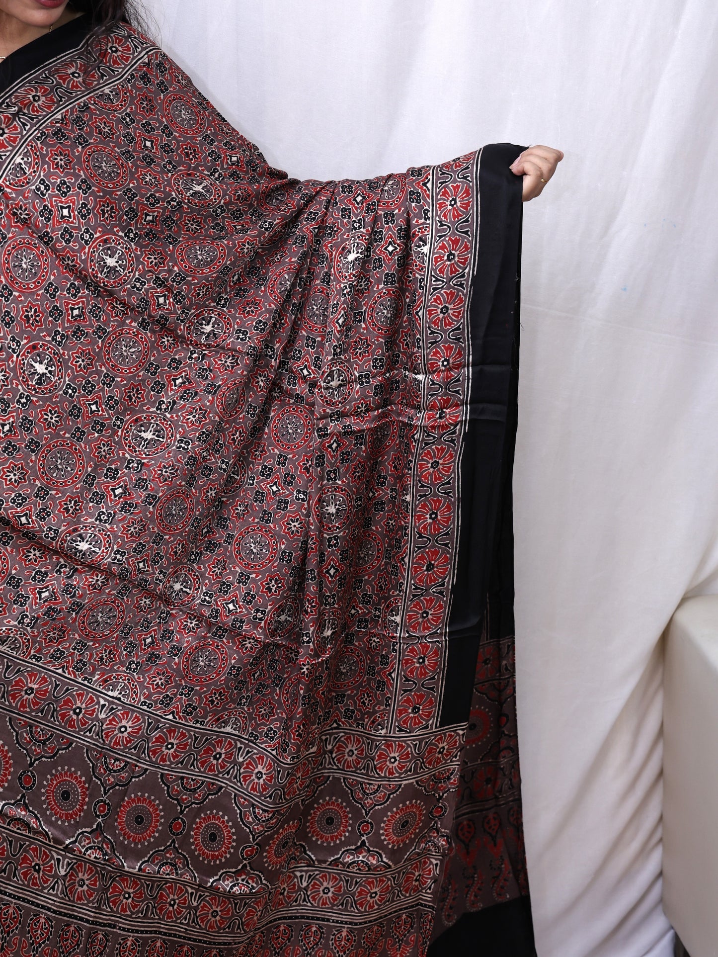 Modern Ajrakh Dupatta