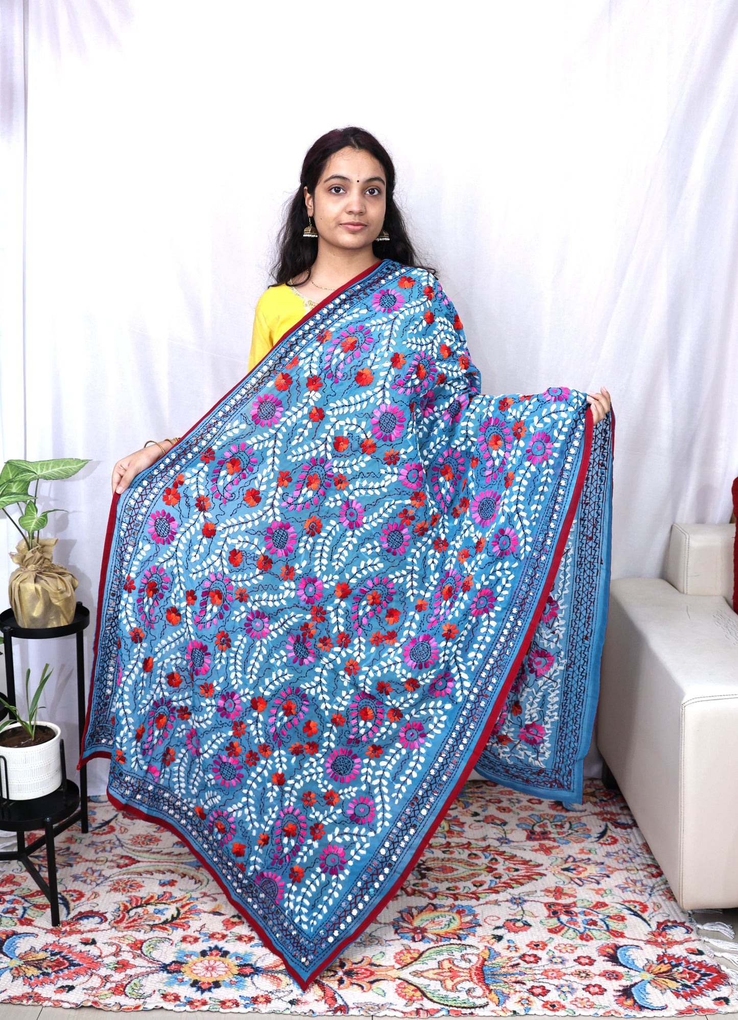 Georgette Phulkari Dupatta