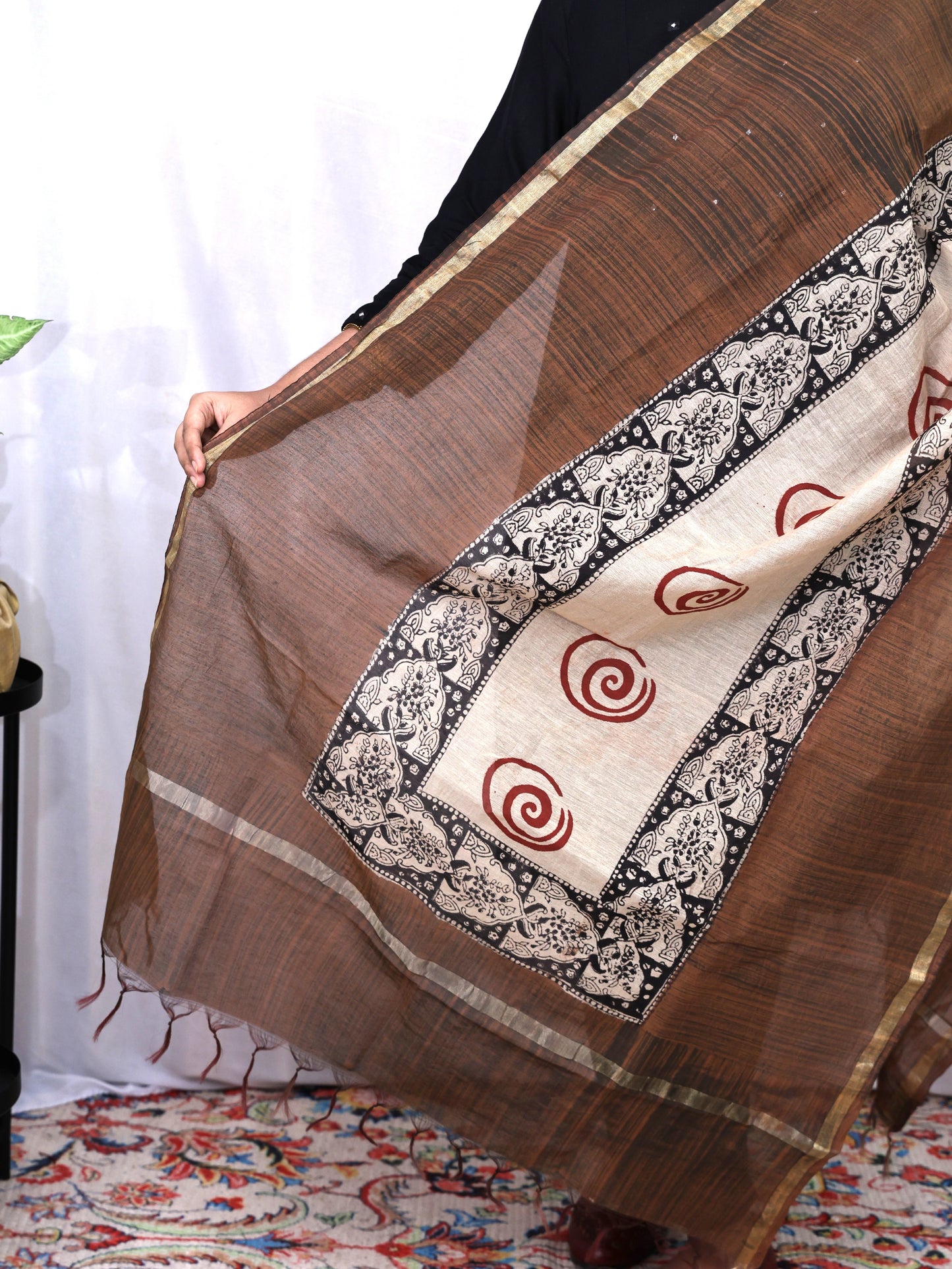 Chanderi Fancy Bagru Print Dupatta