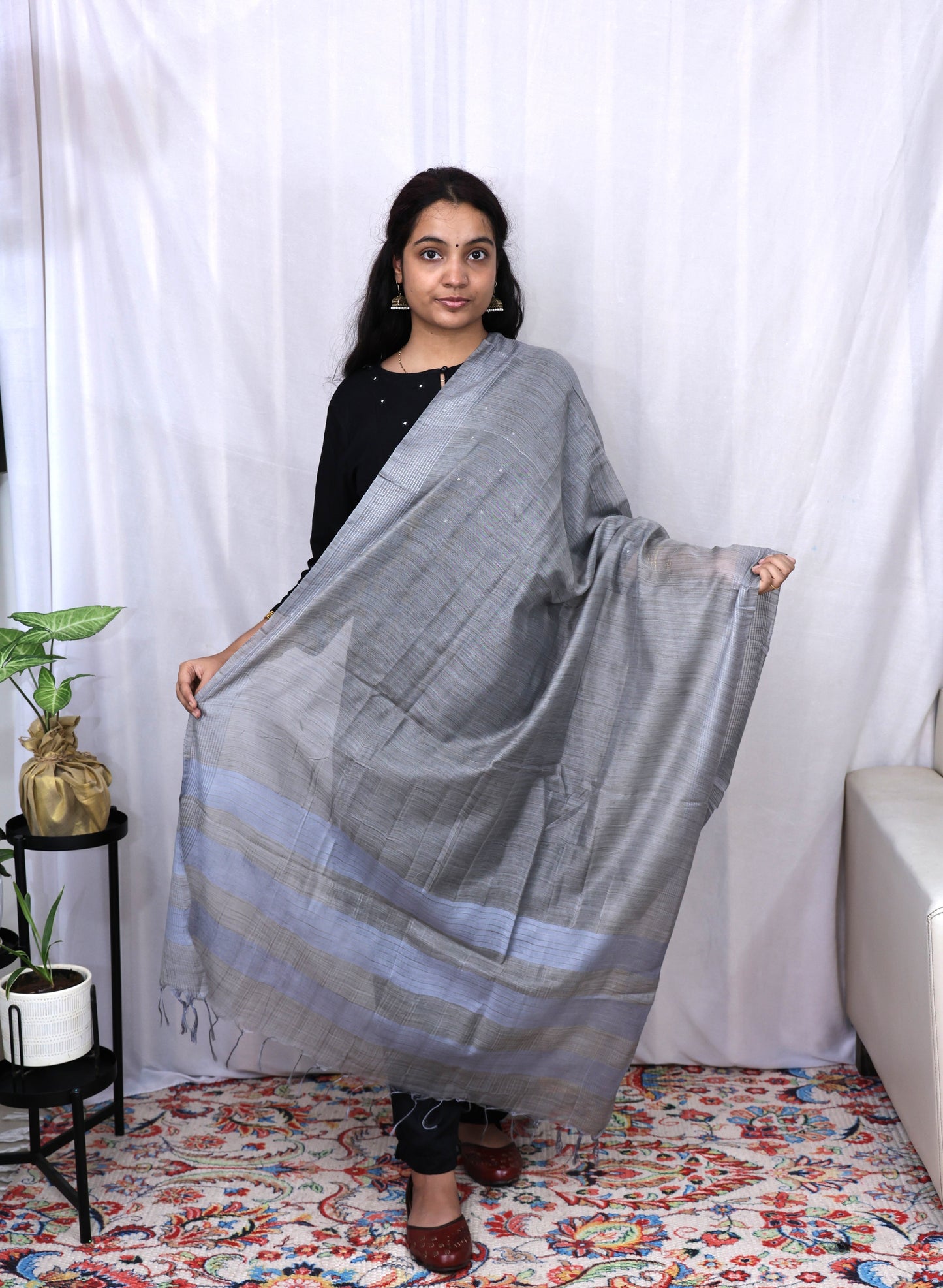 Cotton Plain Dupatta