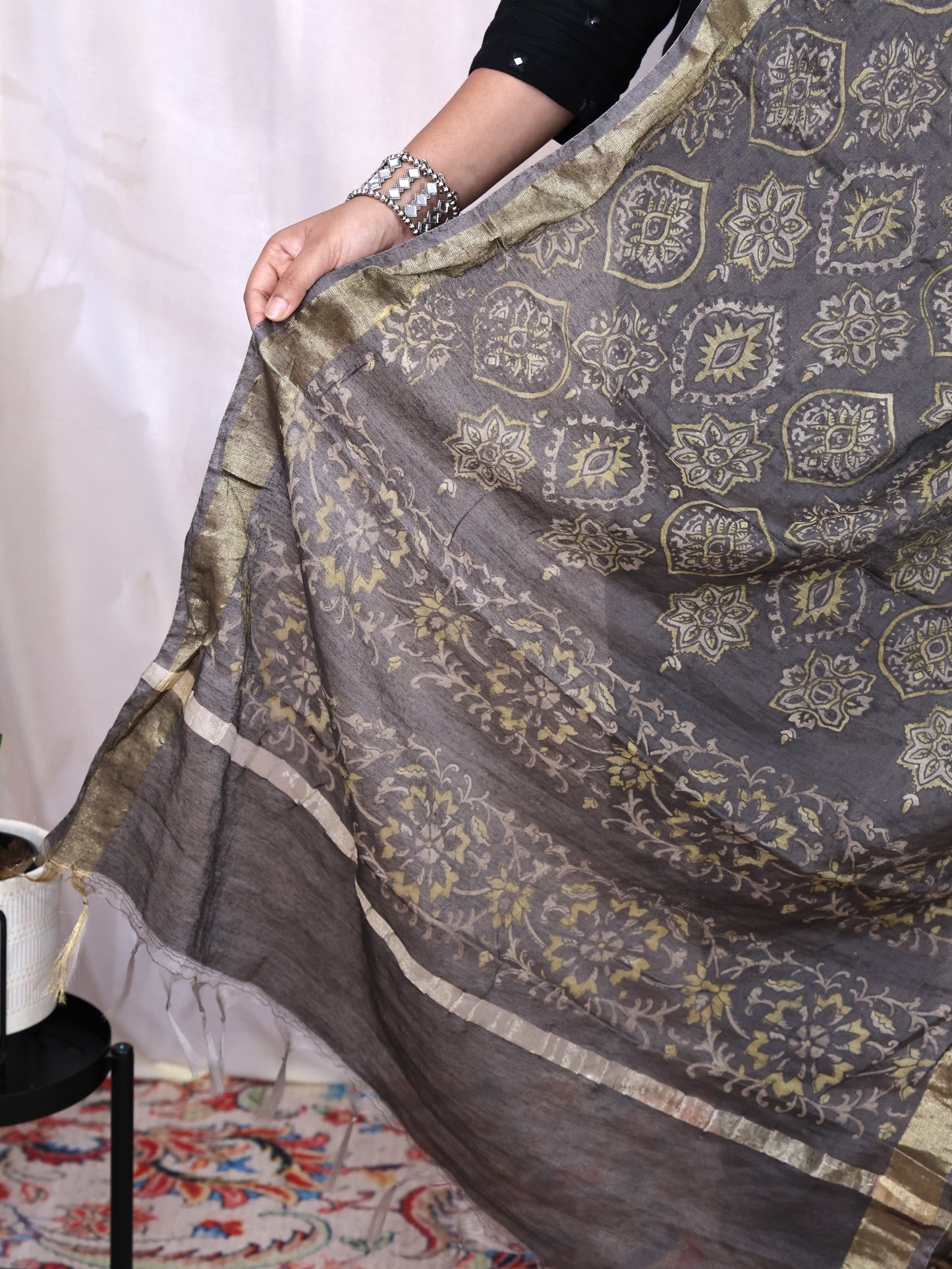 Chanderi Fancy Bagru Print Dupatta