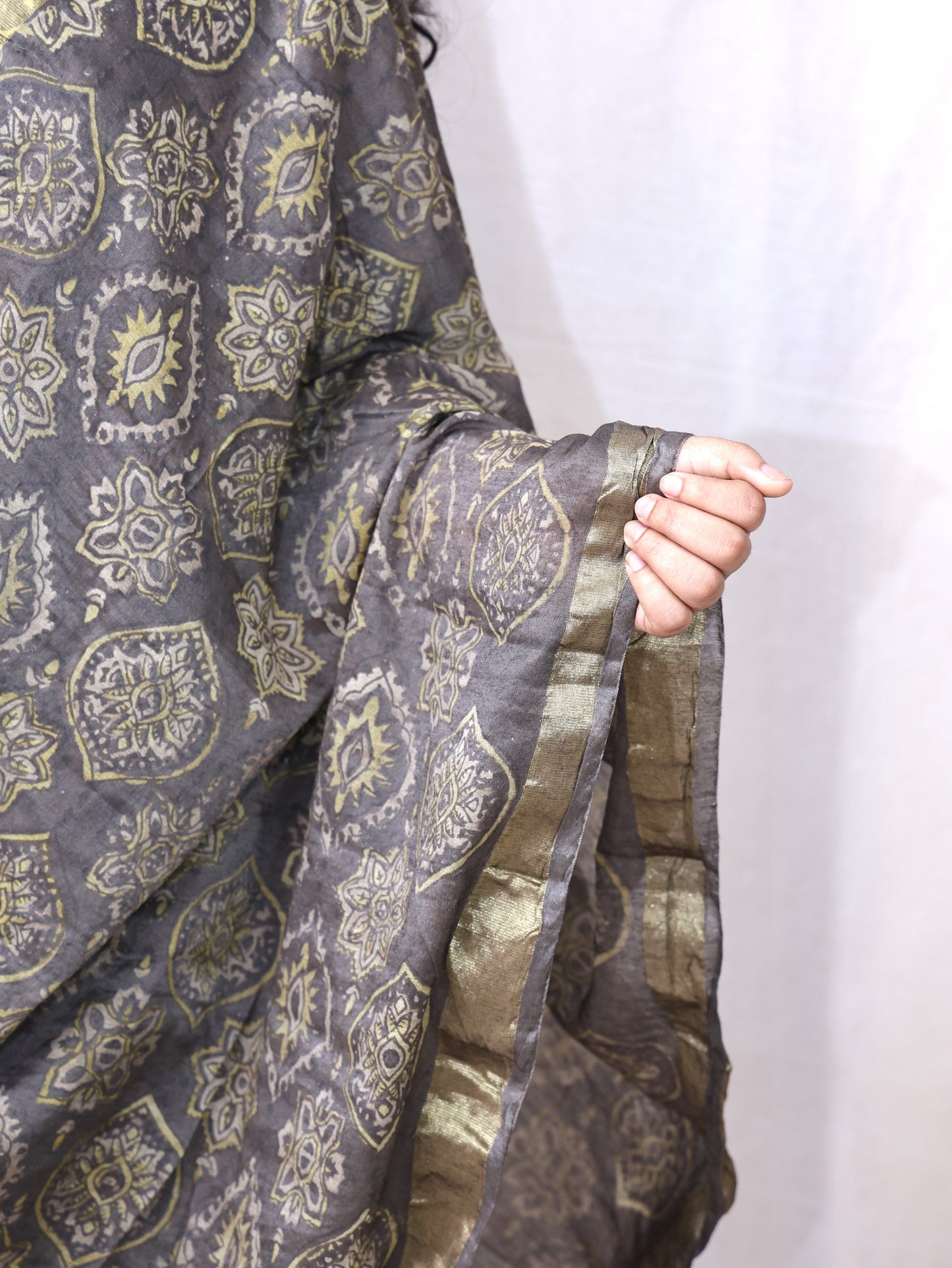 Chanderi Fancy Bagru Print Dupatta