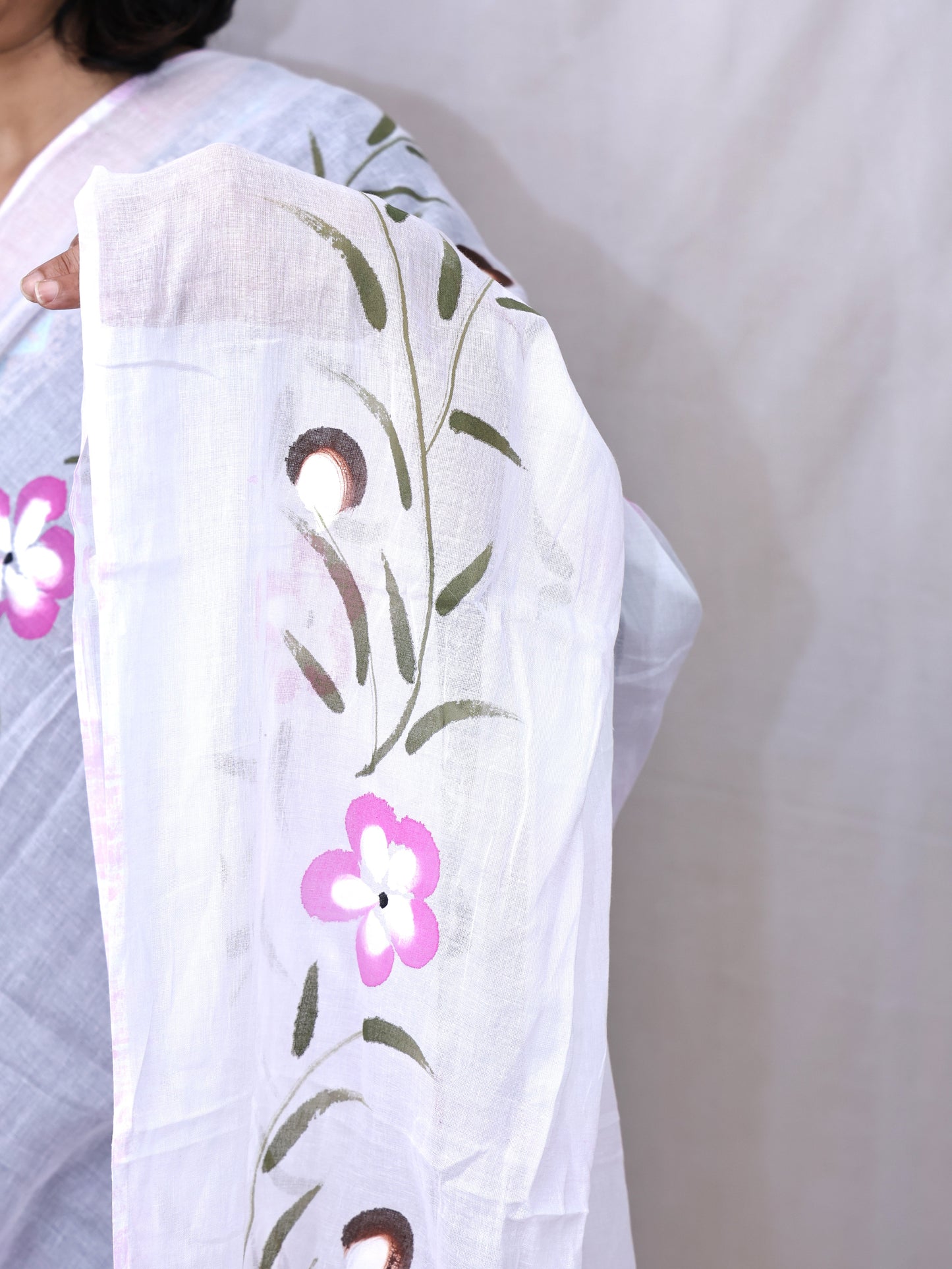 Hand Printed Cotton Dupatta