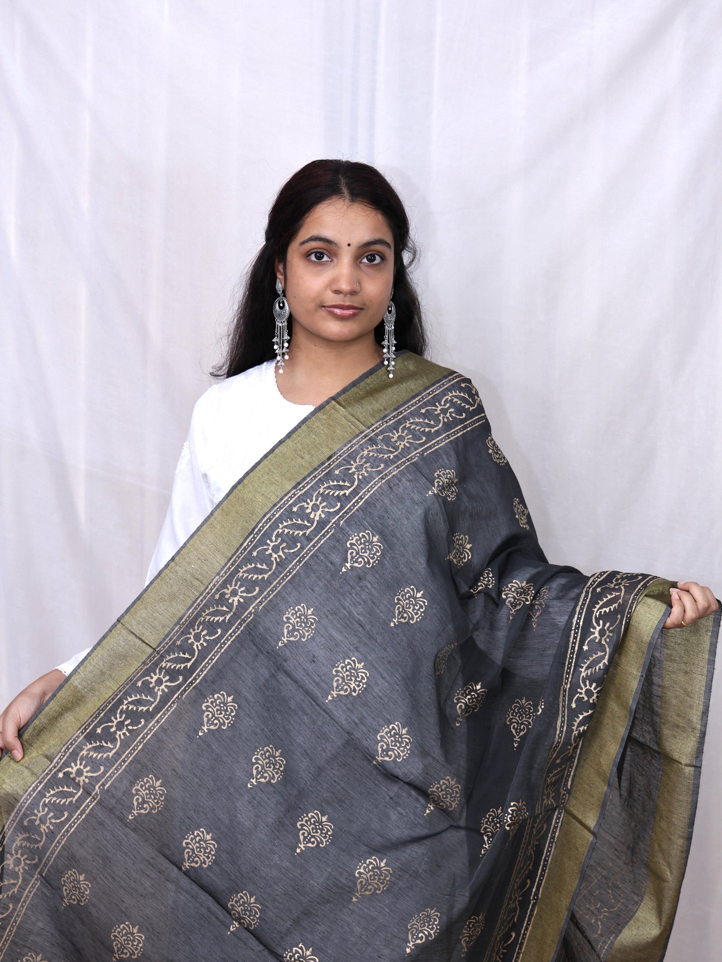 Chanderi Print Dupatta