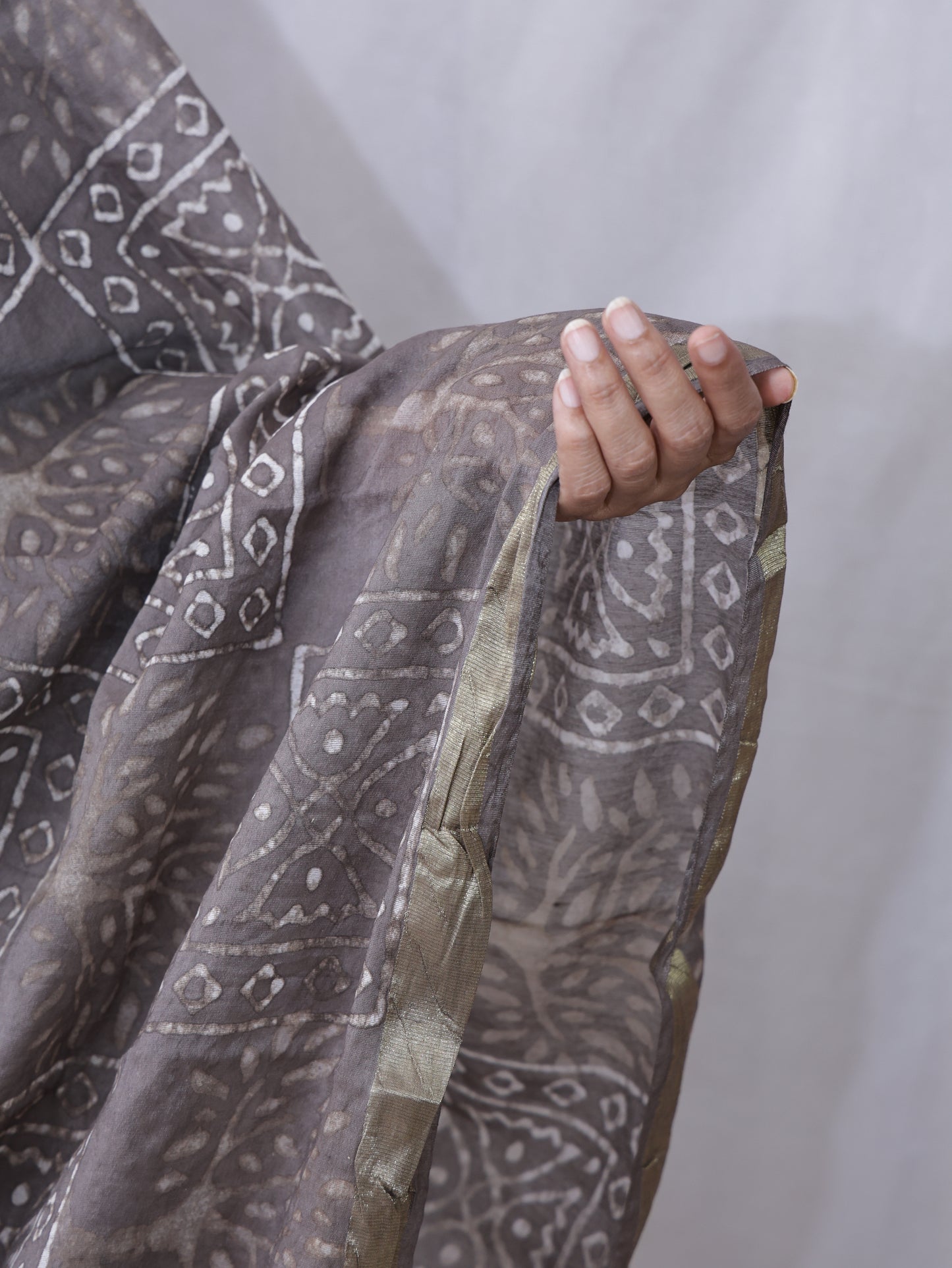 Chanderi Fancy Bagru Print Dupatta