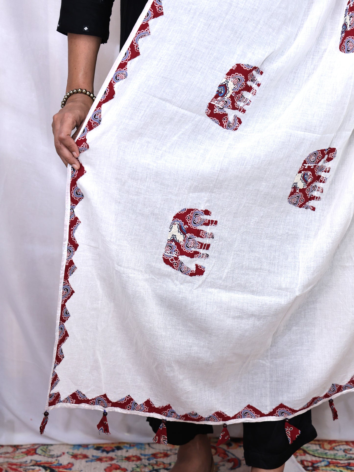 Cotton Applik Dupatta