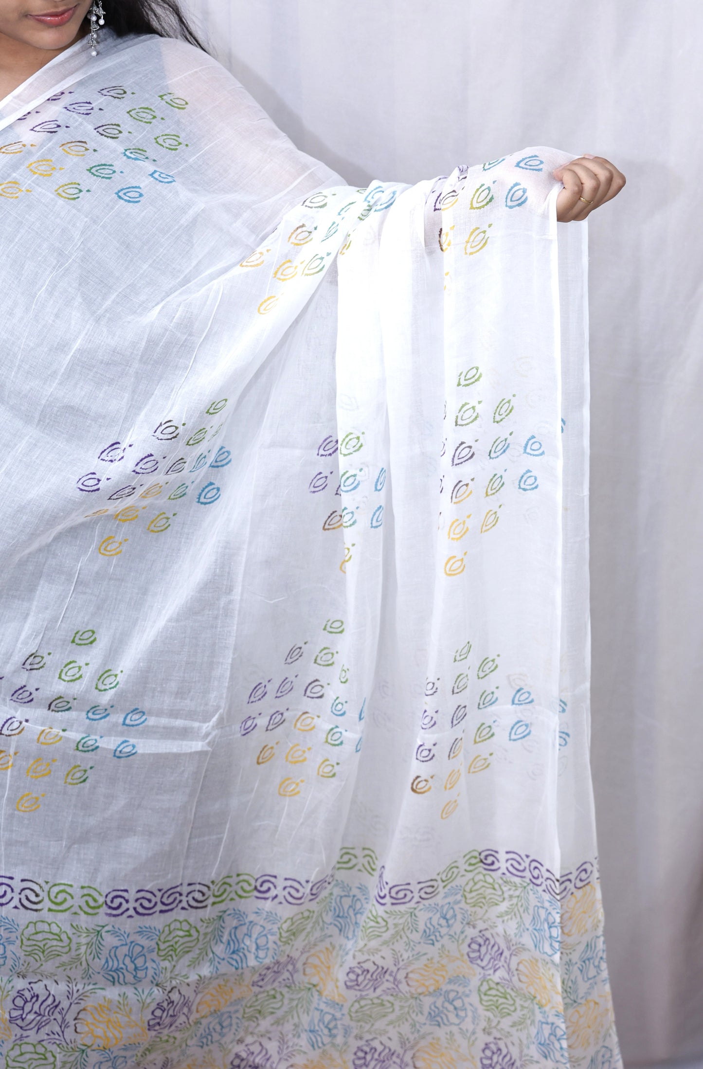 White Cotton Dupatta