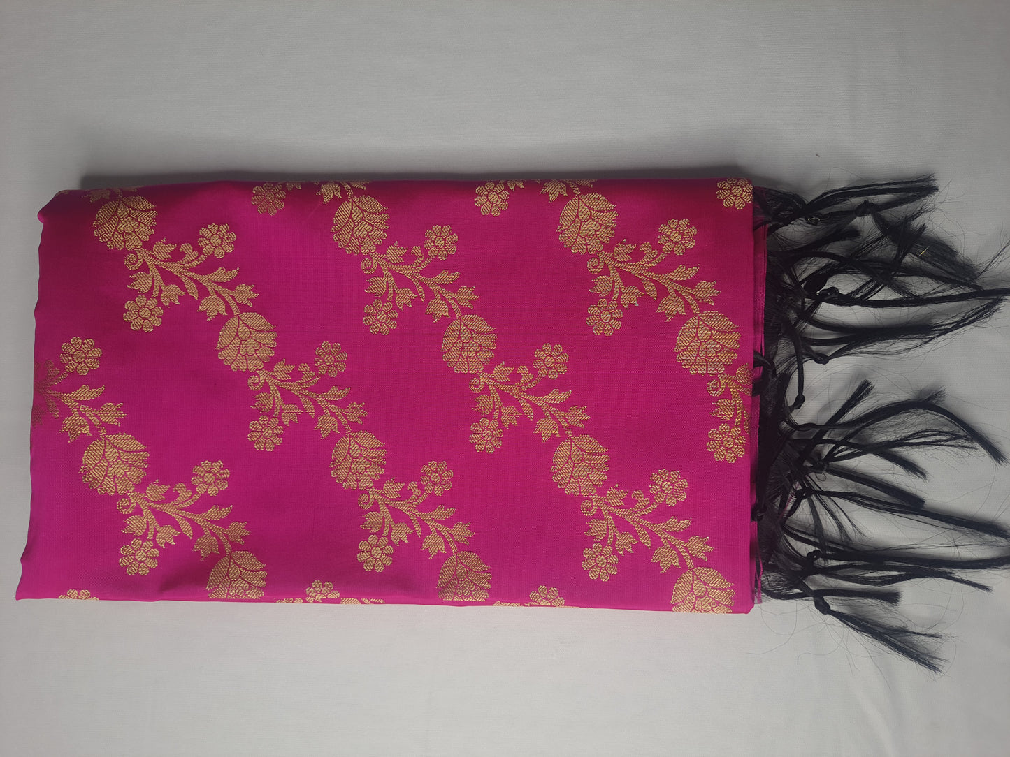 Pink Mixed Silk Banarasi Dupatta