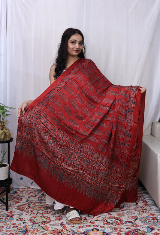 Modal Ajrak Dupatta