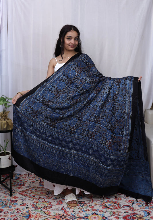 Morden Ajrakh Dupatta