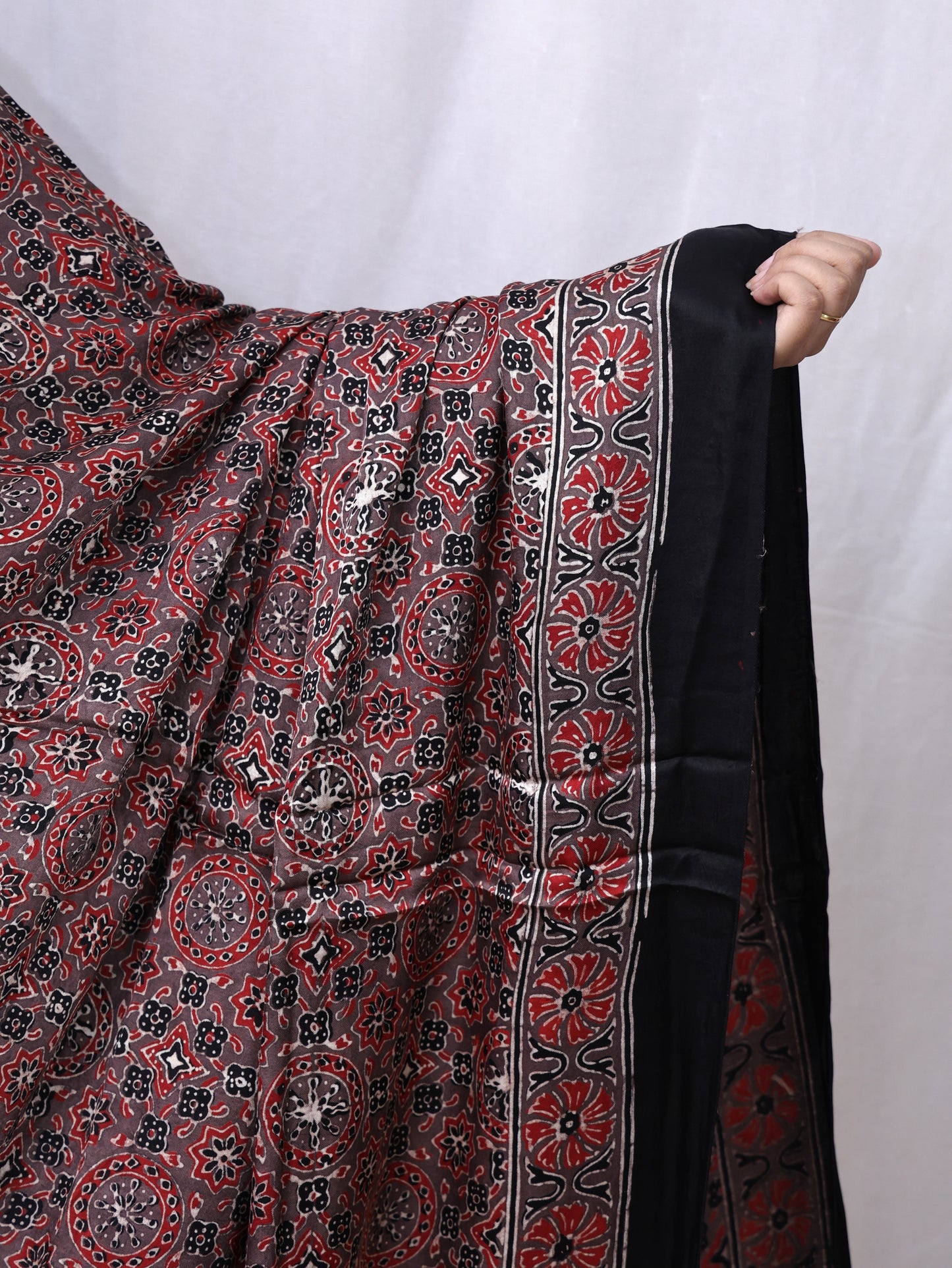 Modern Ajrakh Dupatta