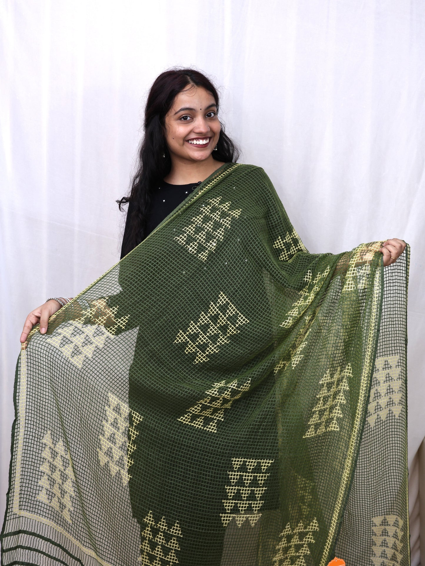Hand-made Block Print Dupatta