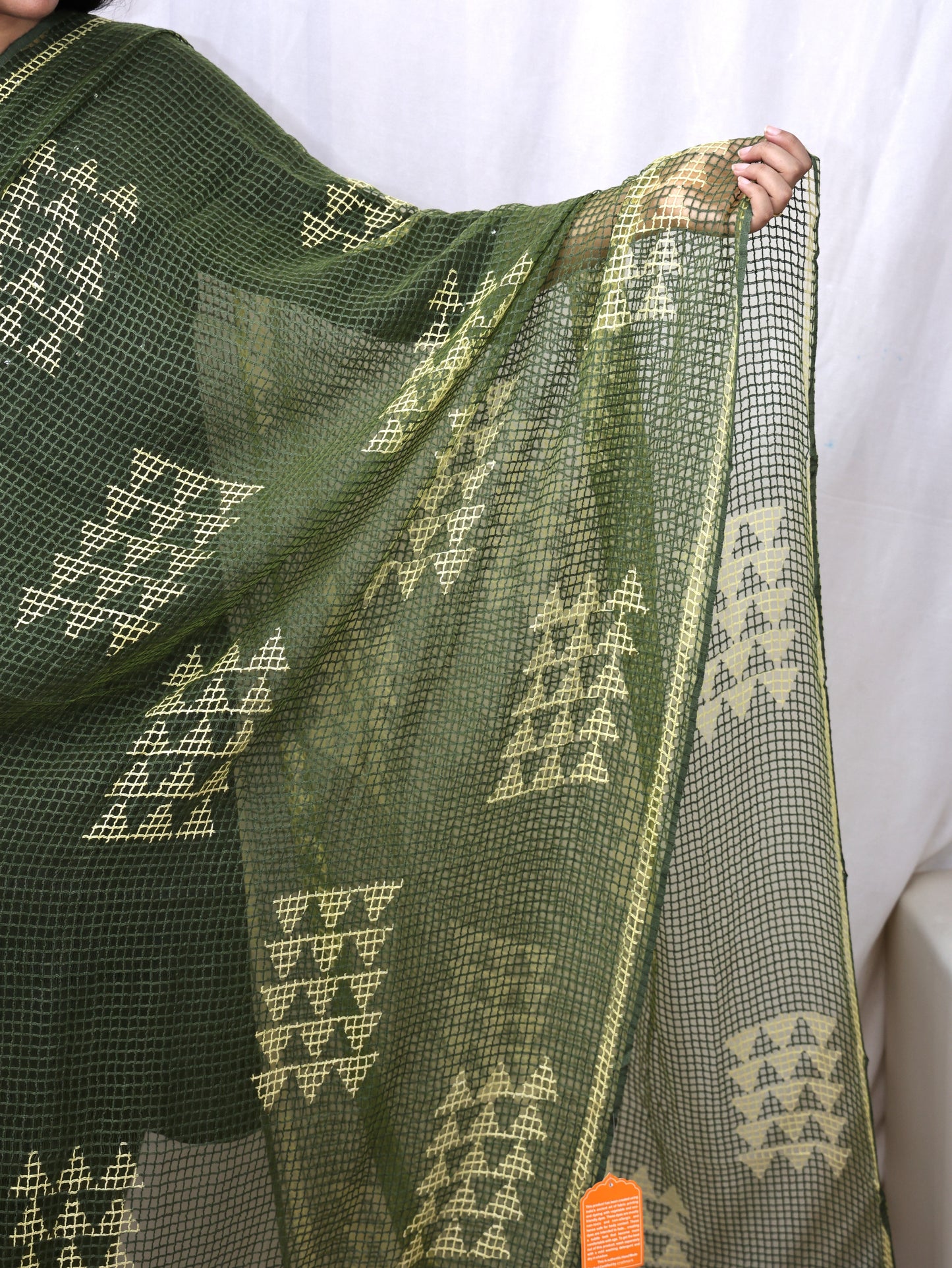 Hand-made Block Print Dupatta