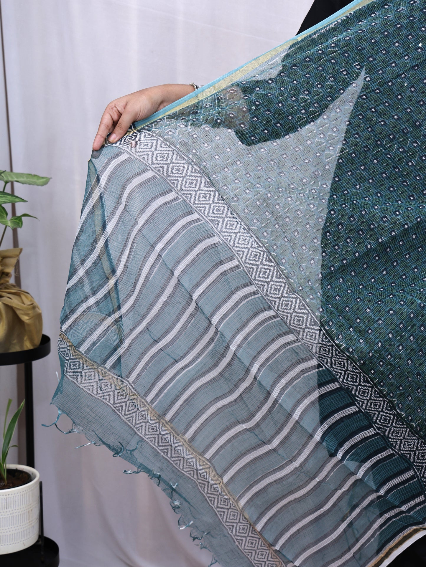 Hand-Made Block Print Dupatta