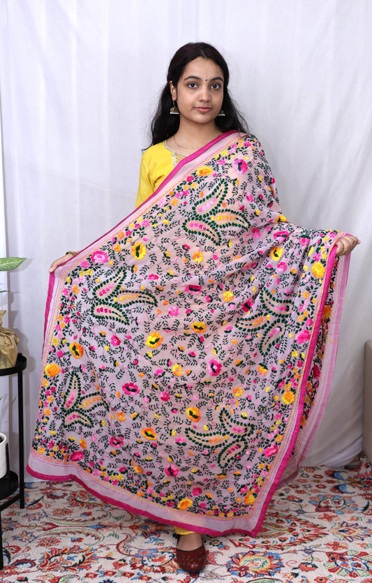 Georgette Phulkari Dupatta