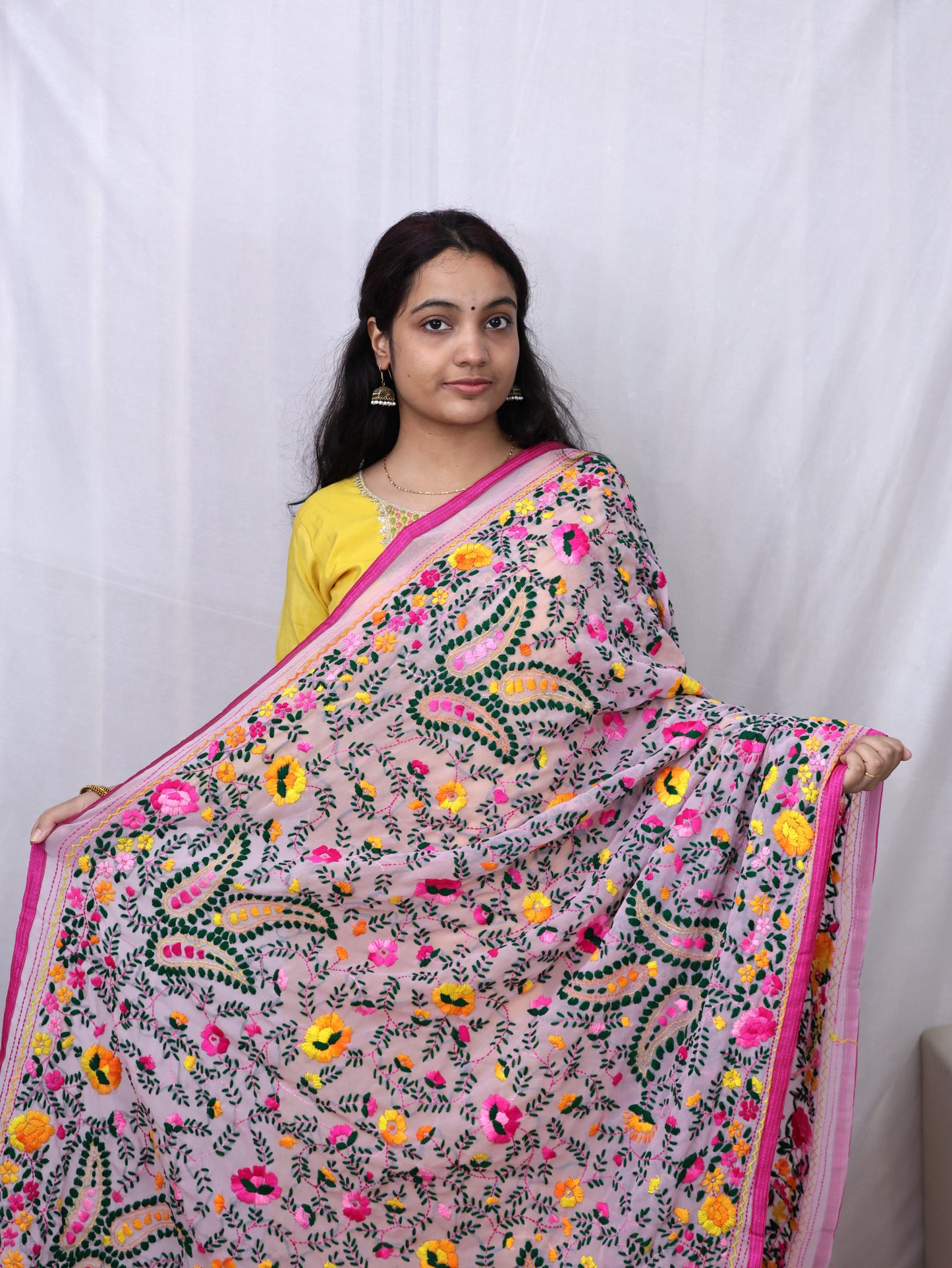 Georgette Phulkari Dupatta