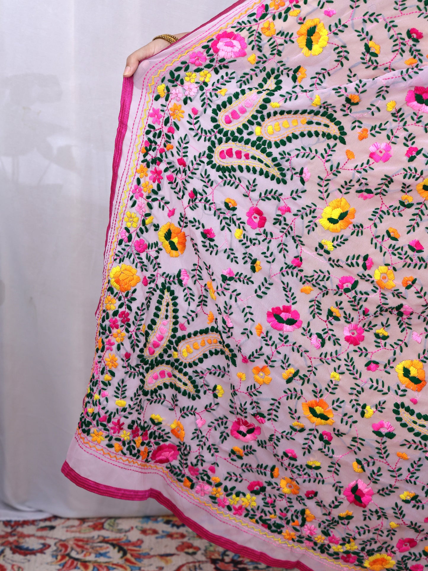 Georgette Phulkari Dupatta