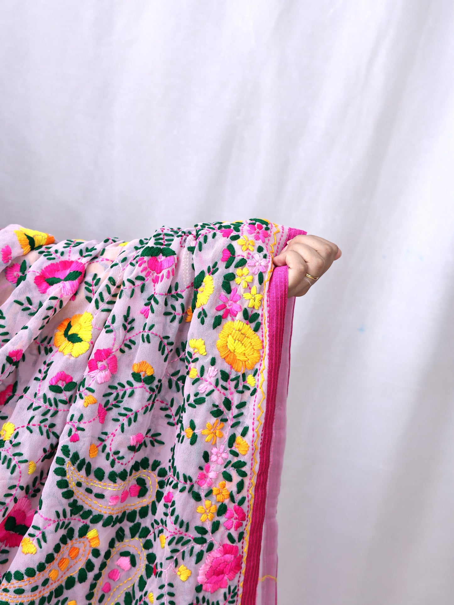 Georgette Phulkari Dupatta