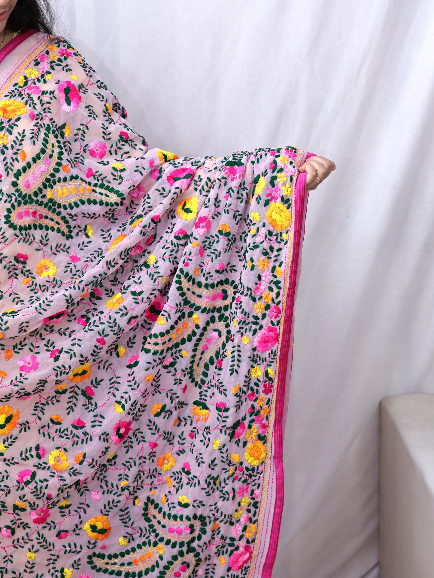 Georgette Phulkari Dupatta