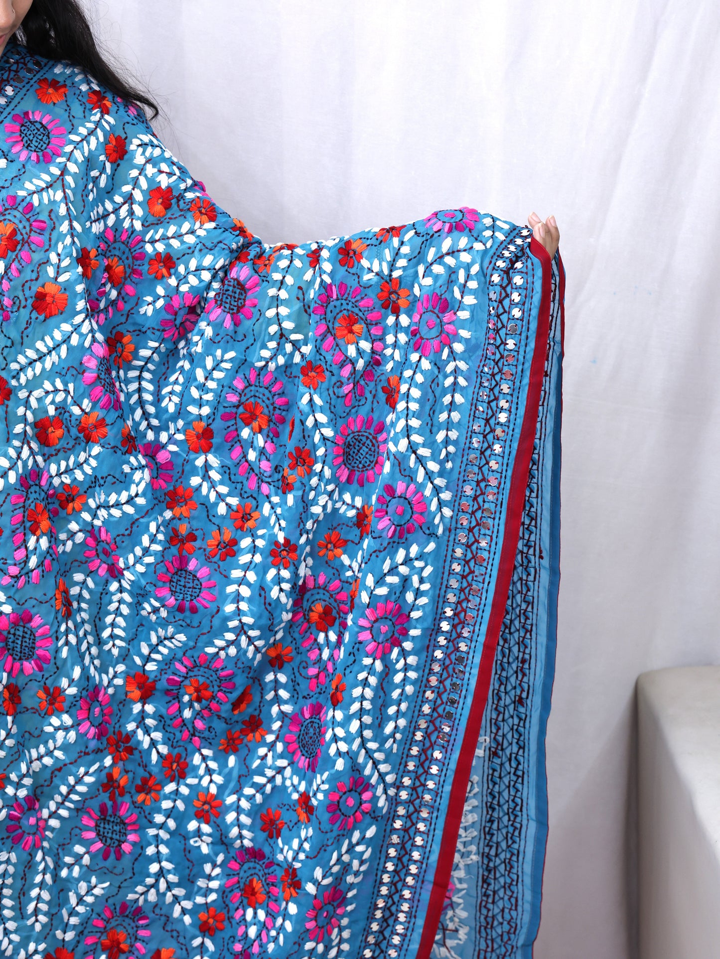 Georgette Phulkari Dupatta