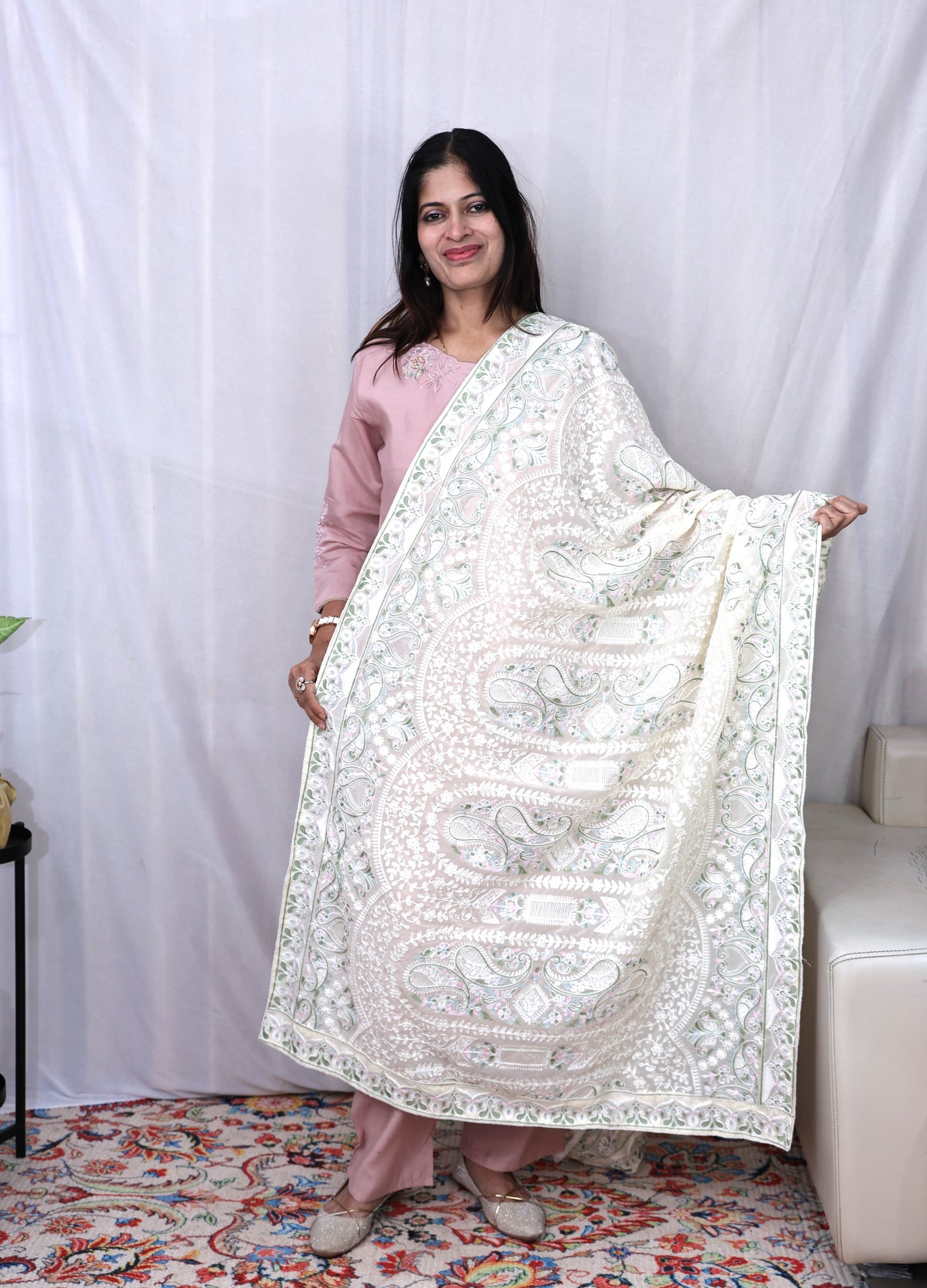 Georgette Multi Work Dupatta