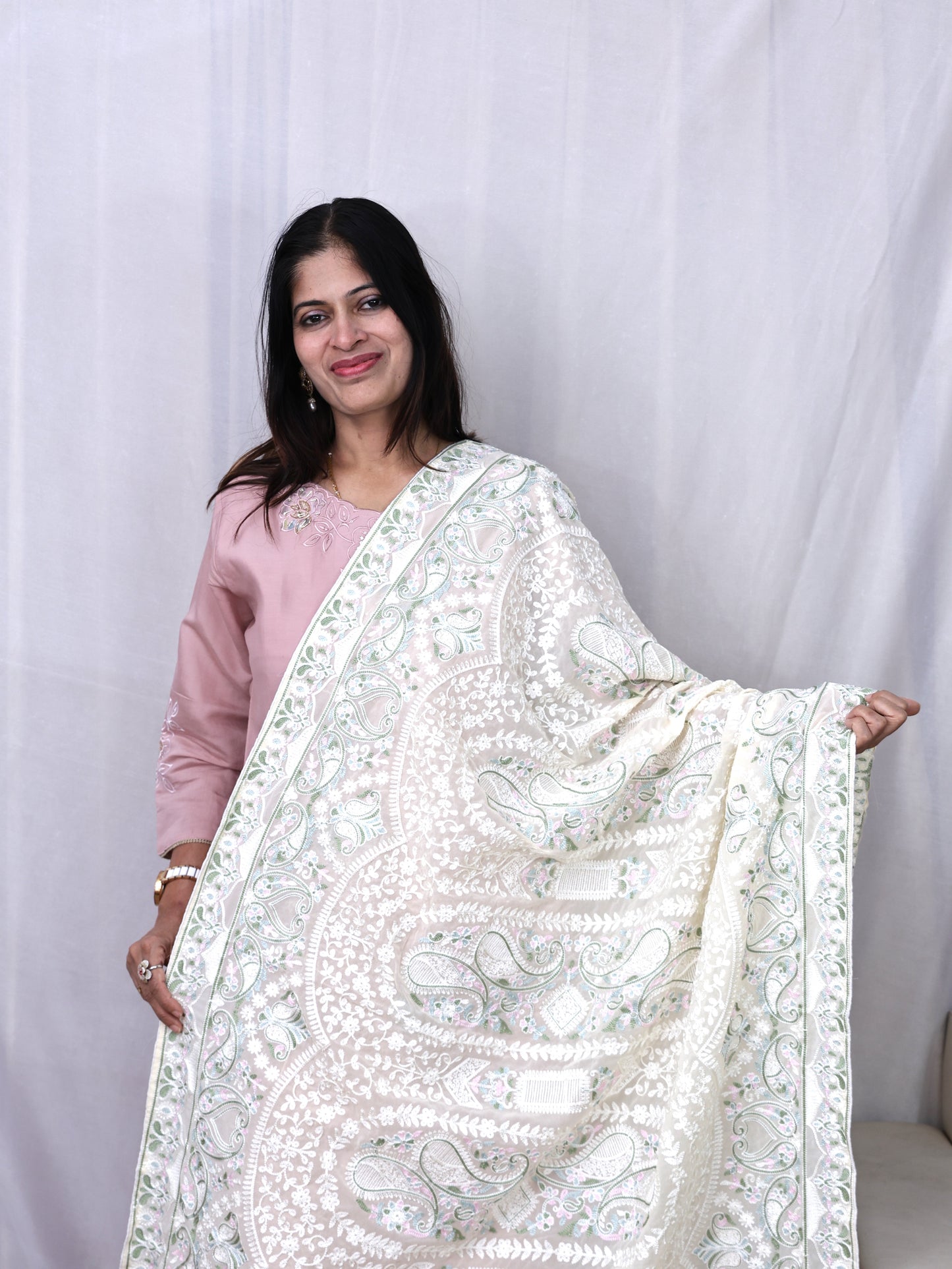 Georgette Multi Work Dupatta