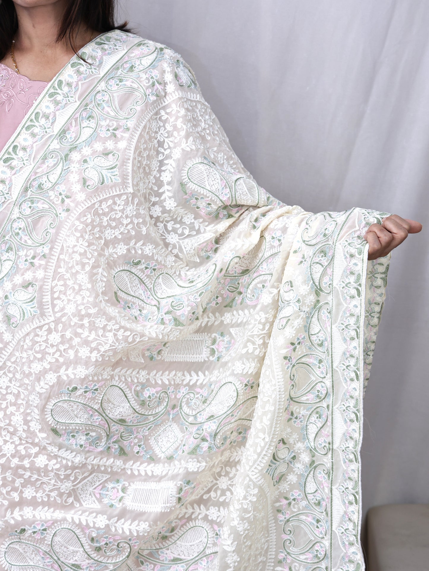 Georgette Multi Work Dupatta