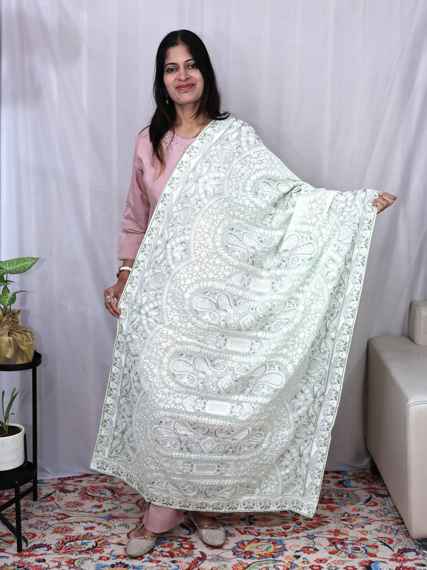 Georgette Multi Work Dupatta