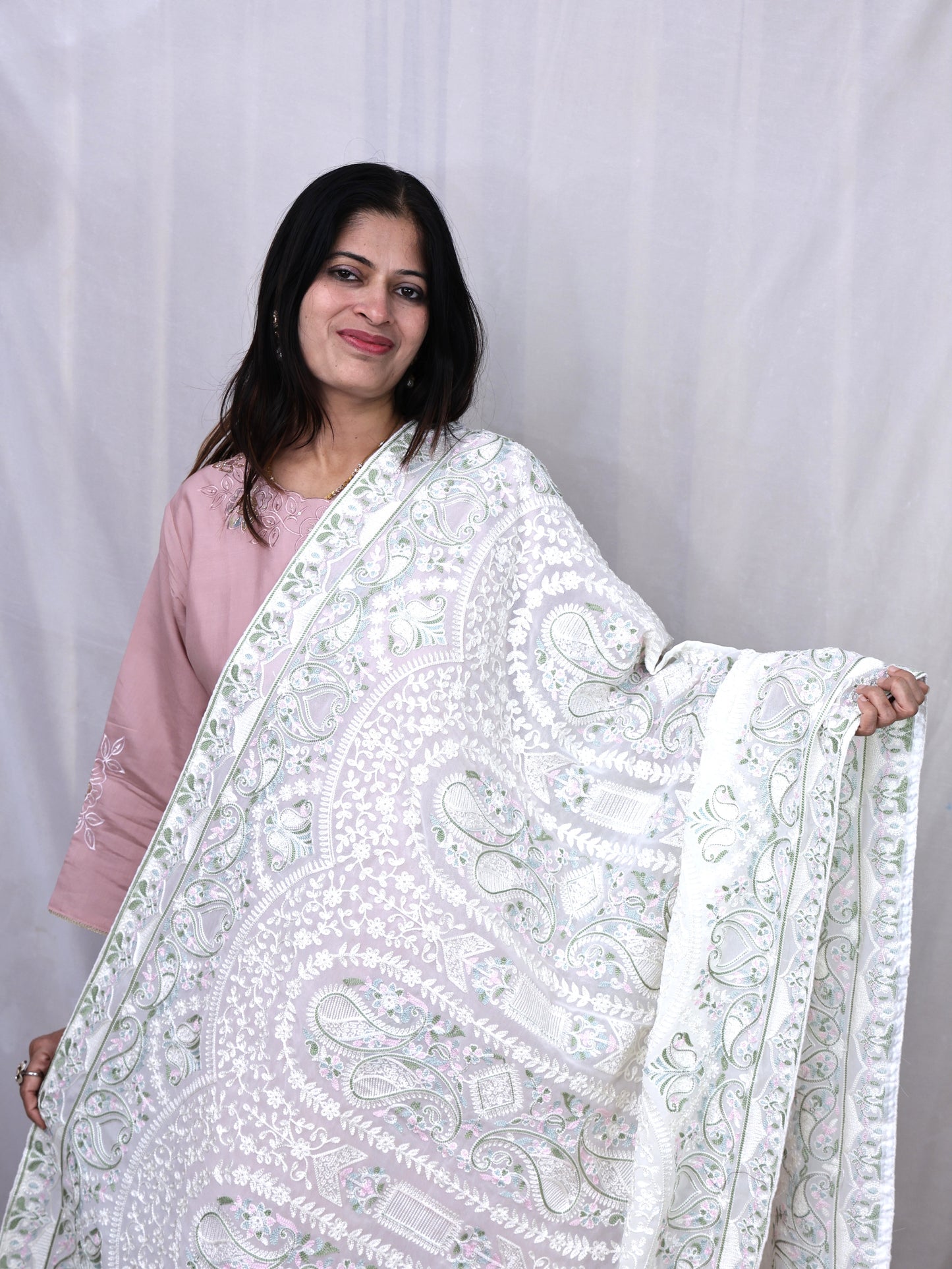 Georgette Multi Work Dupatta