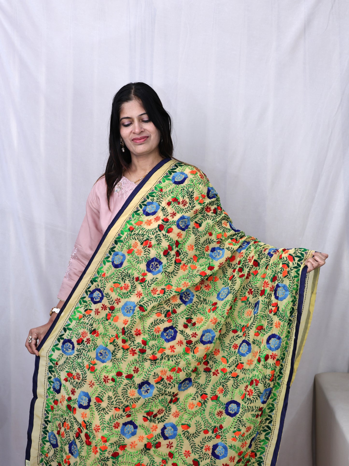 Georgette Phulkari Dupatta