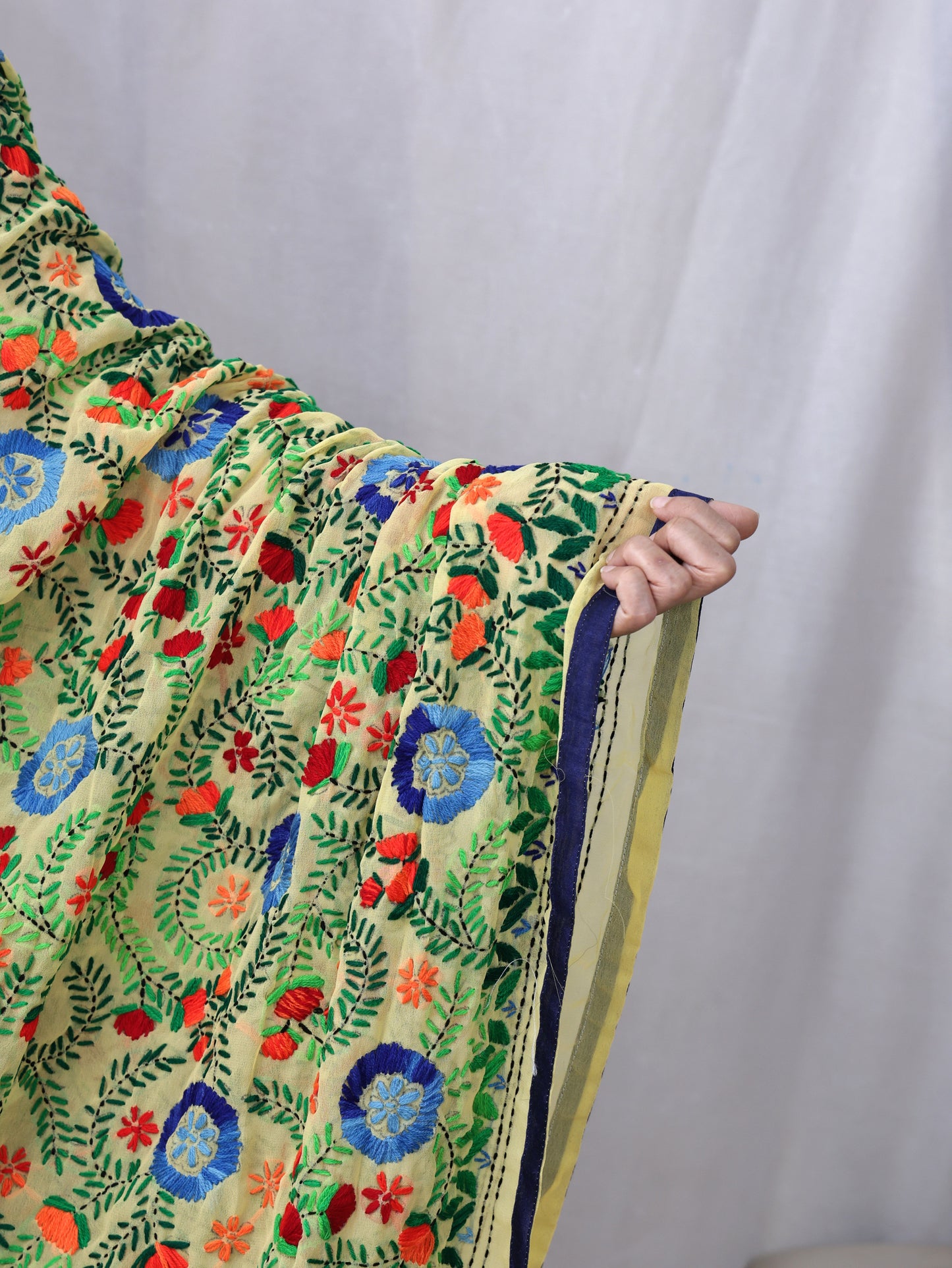 Georgette Phulkari Dupatta