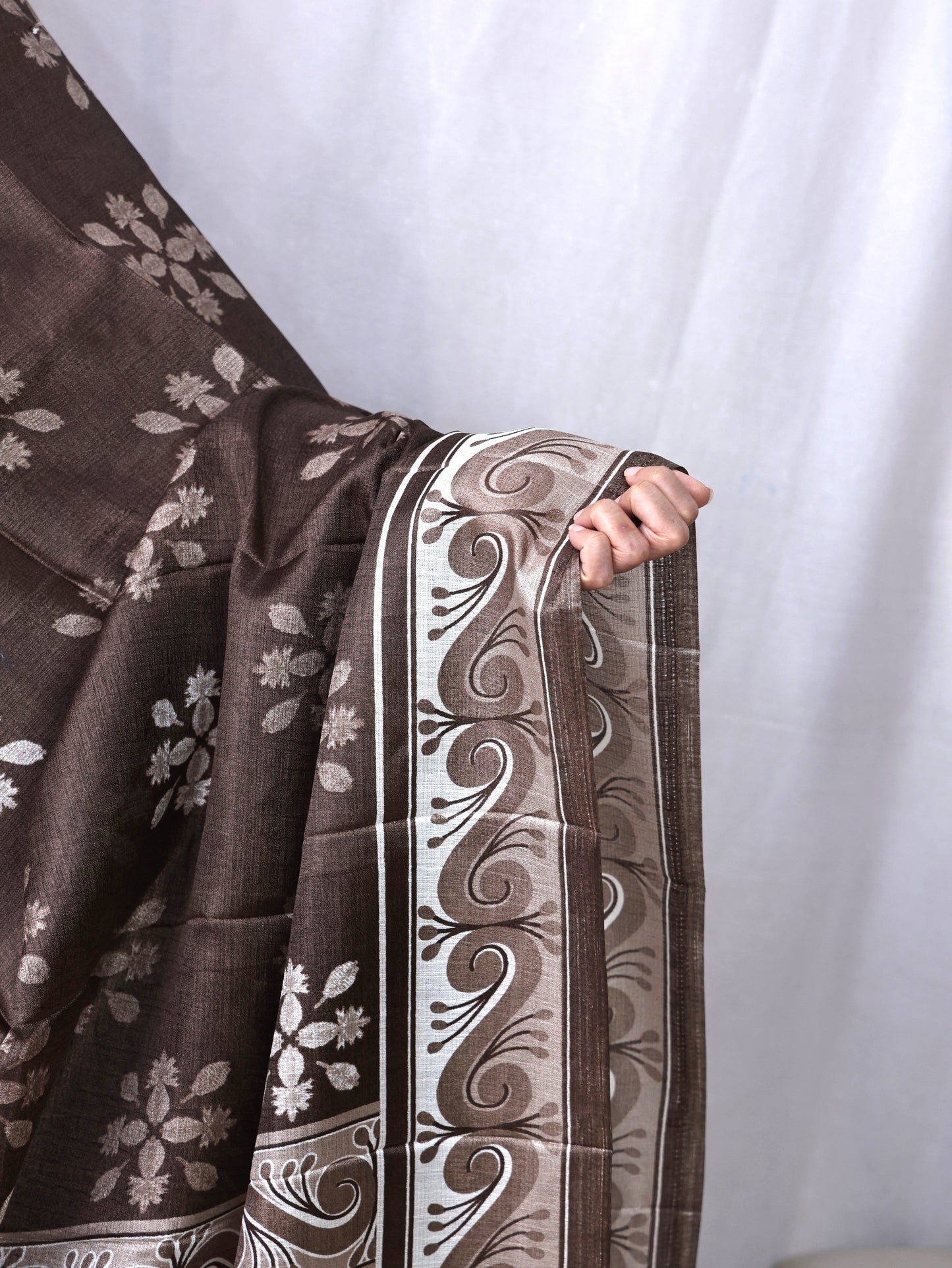 Chanderi Ajarakh Print Dupatta