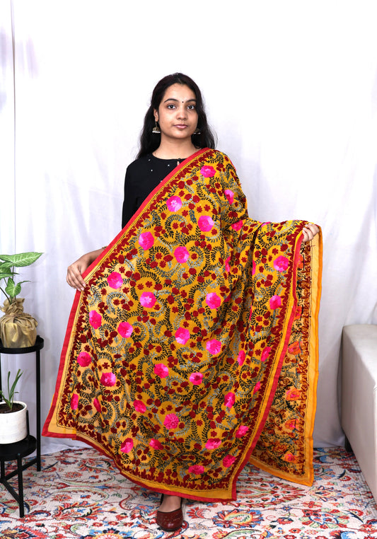 Georgette Phulkari Dupatta