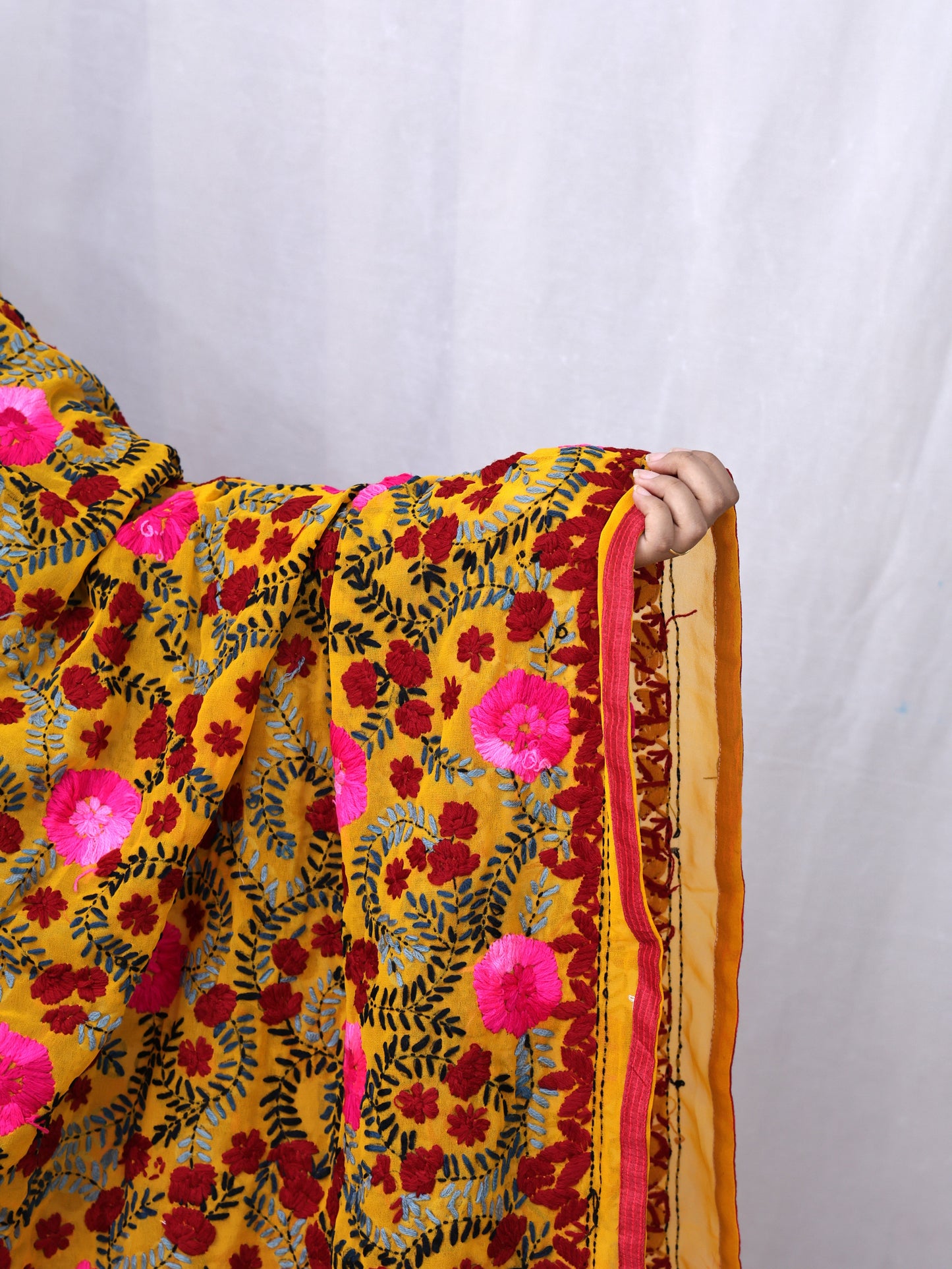 Georgette Phulkari Dupatta