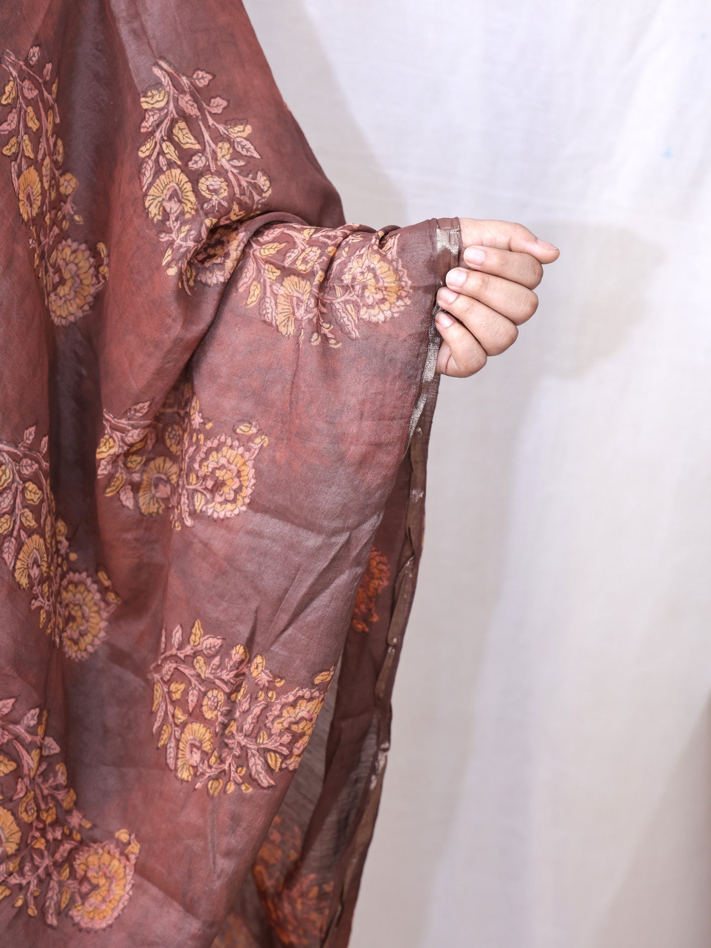 Chanderi Fancy Bagru Print Dupatta