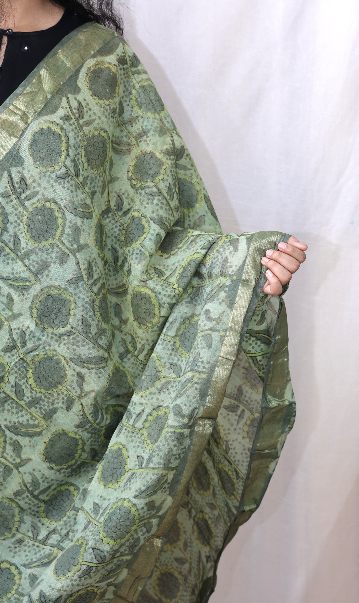 Chanderi Fancy Bagru Print Dupatta
