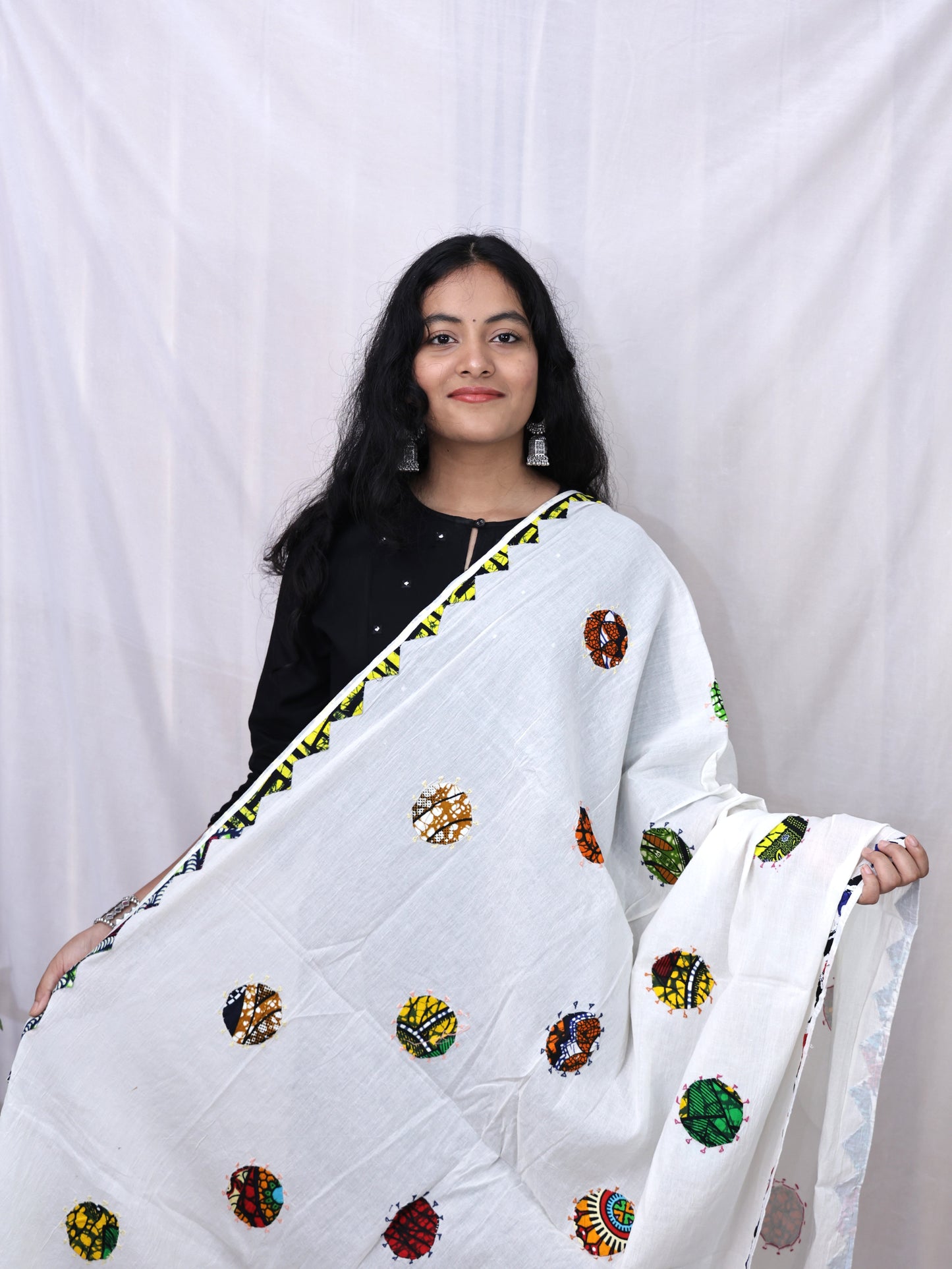 Cotton Applik Dupatta