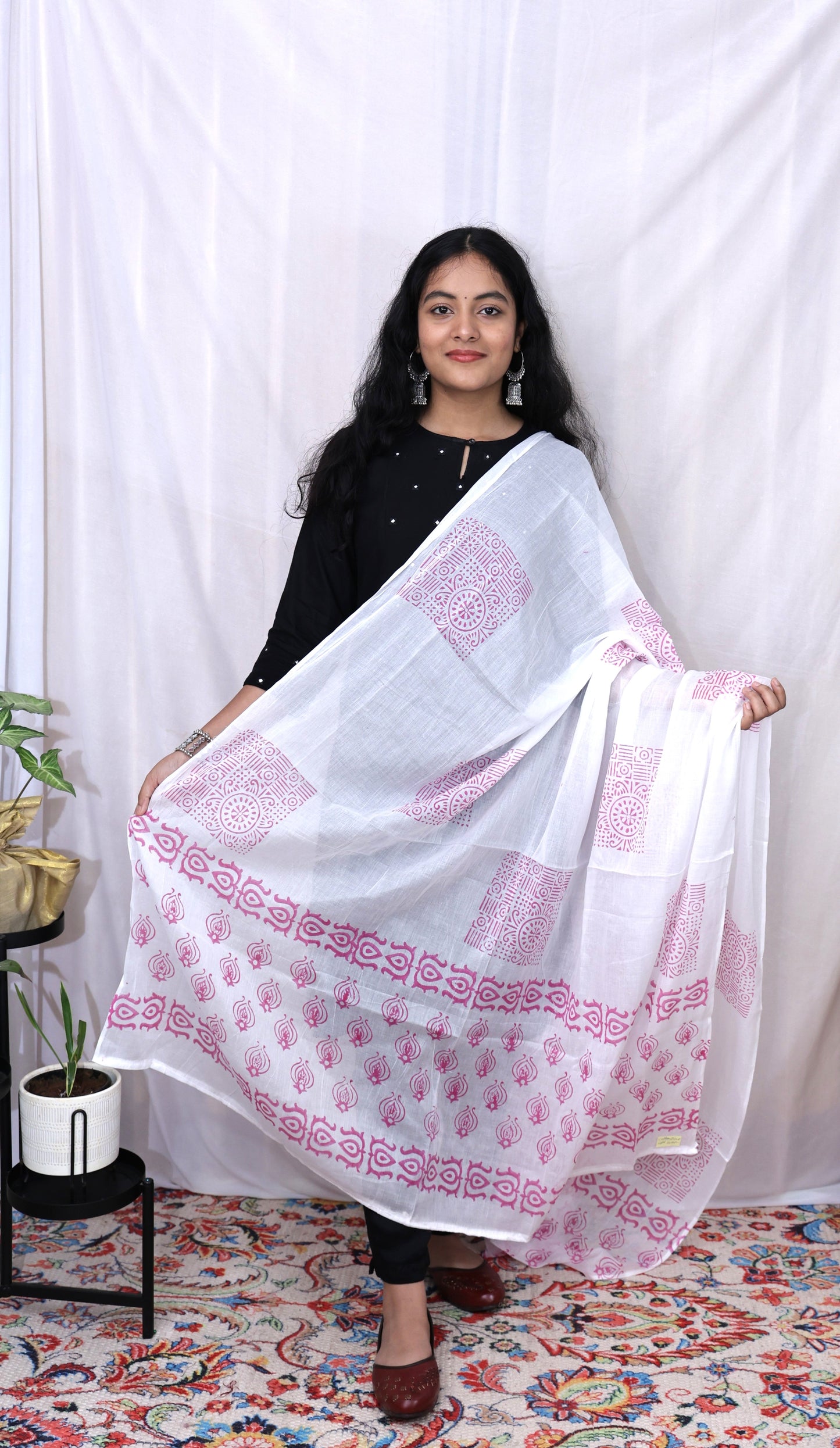 White Cotton Dupatta