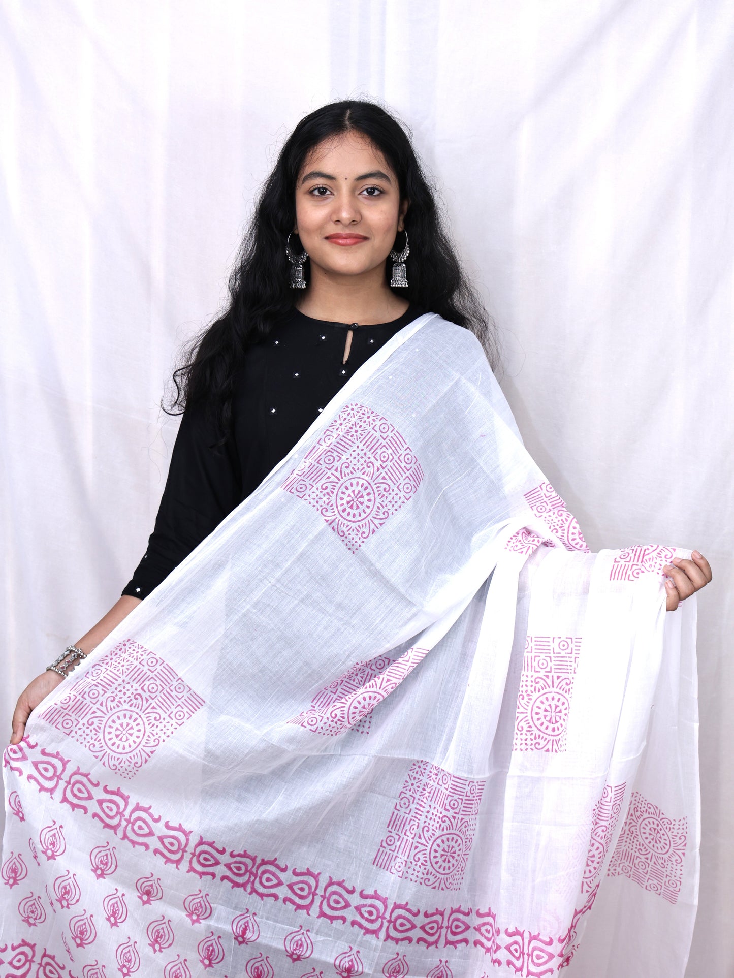 White Cotton Dupatta