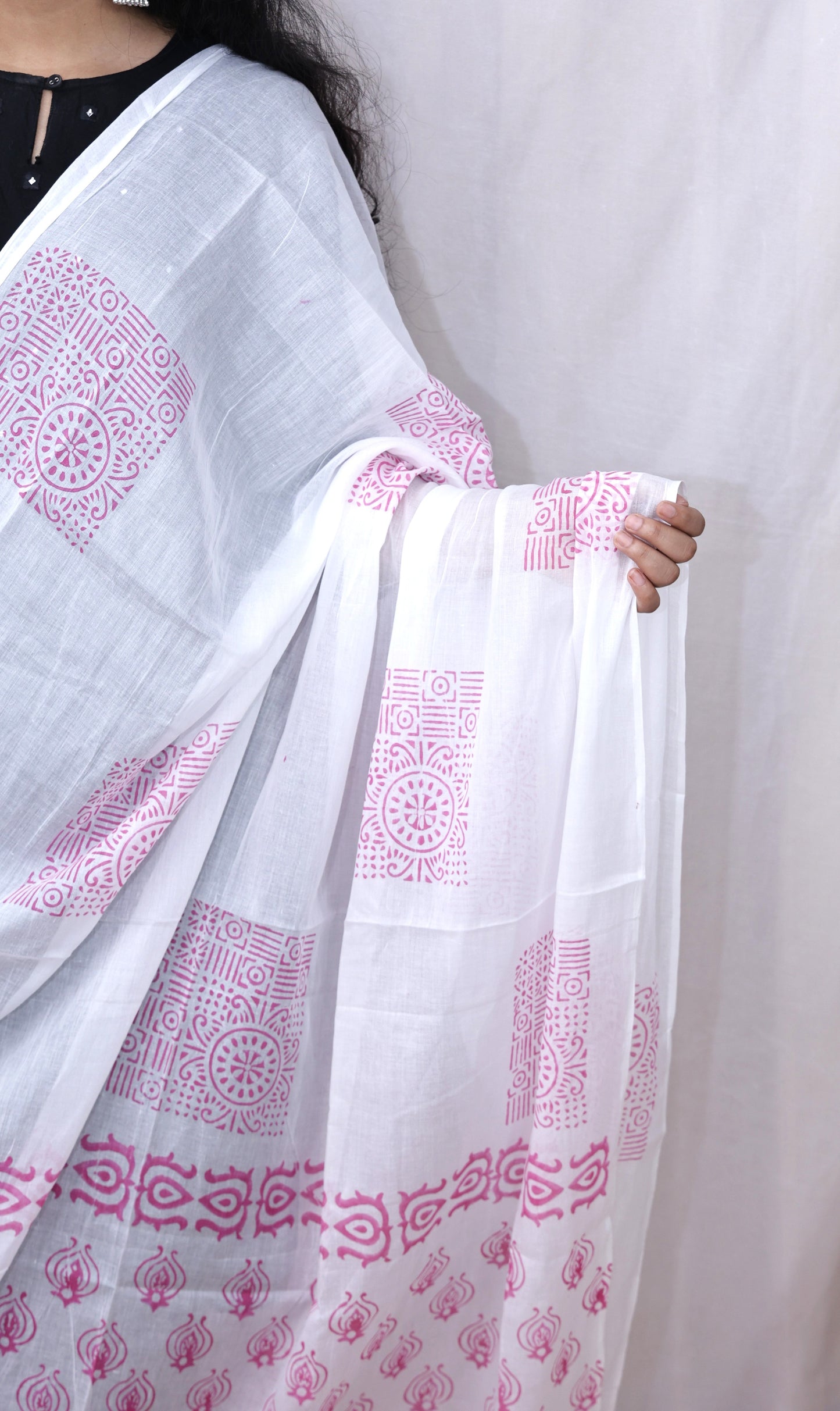 White Cotton Dupatta