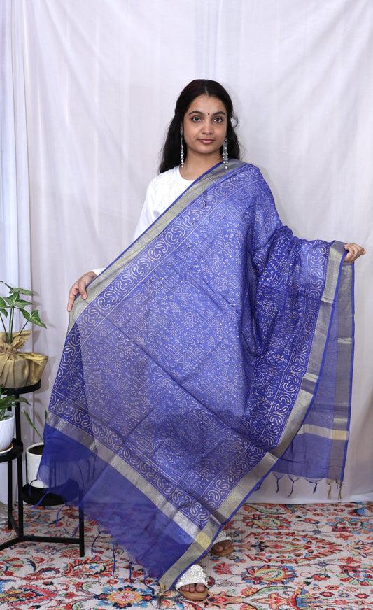 Chanderi Print Dupatta