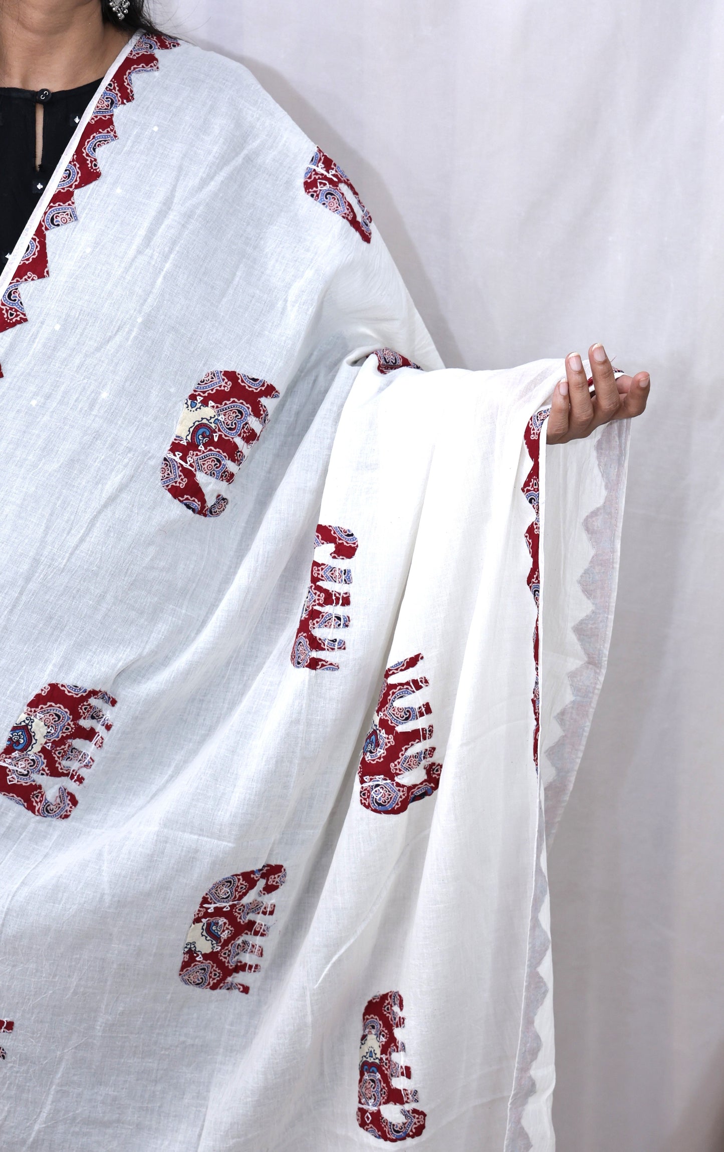 Cotton Applik Dupatta
