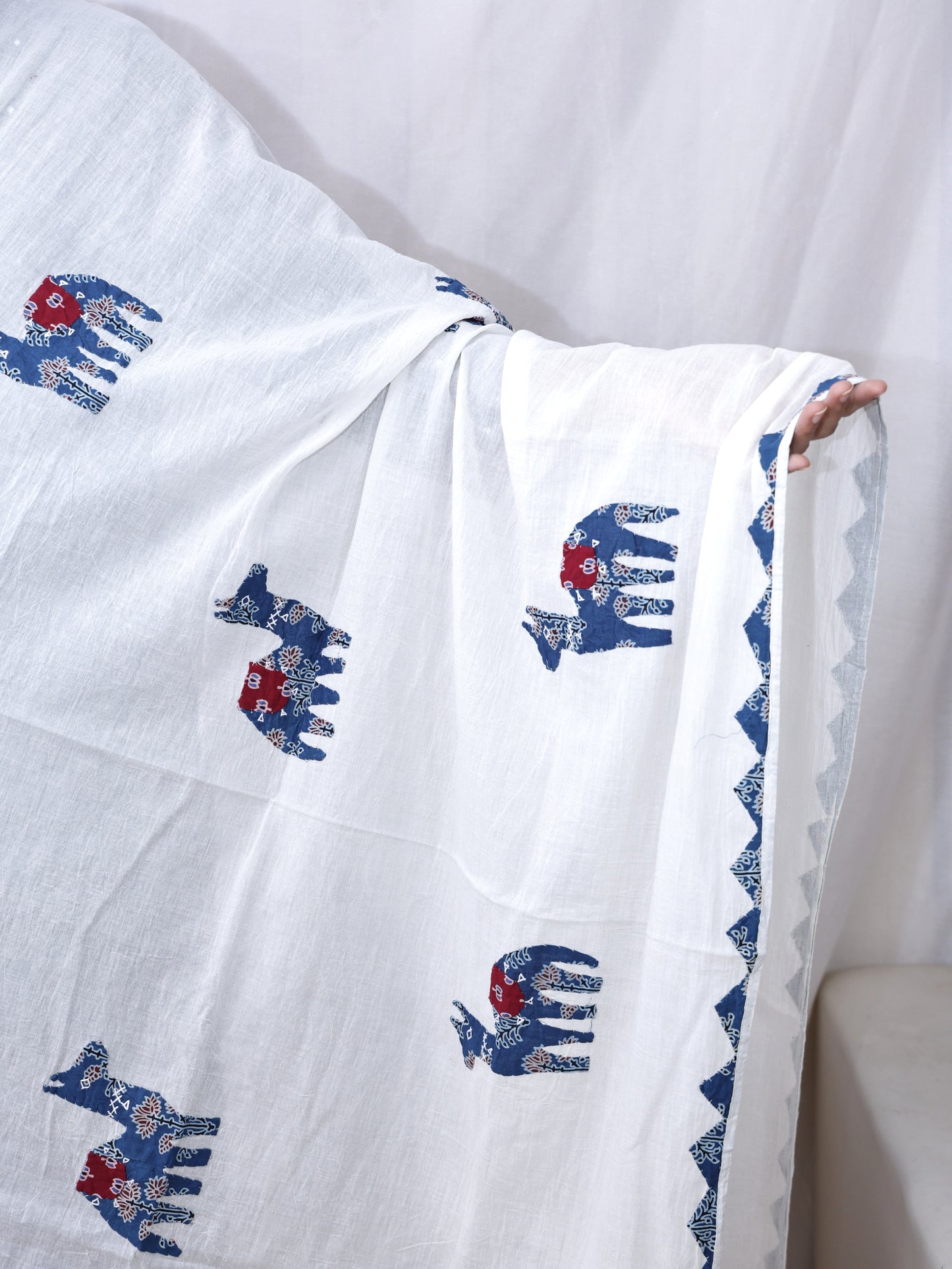 Cotton Applik Dupatta