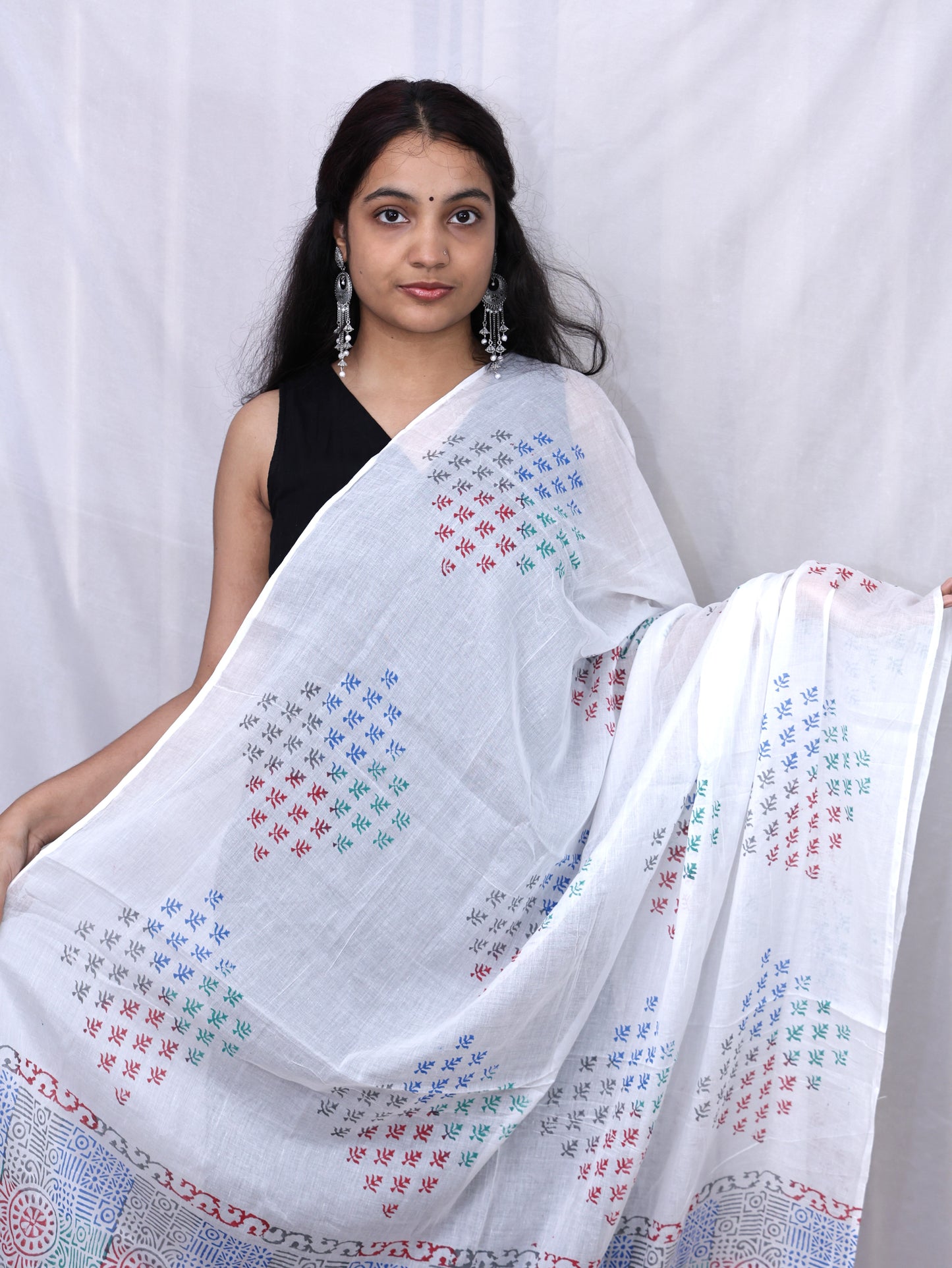White Cotton Dupatta