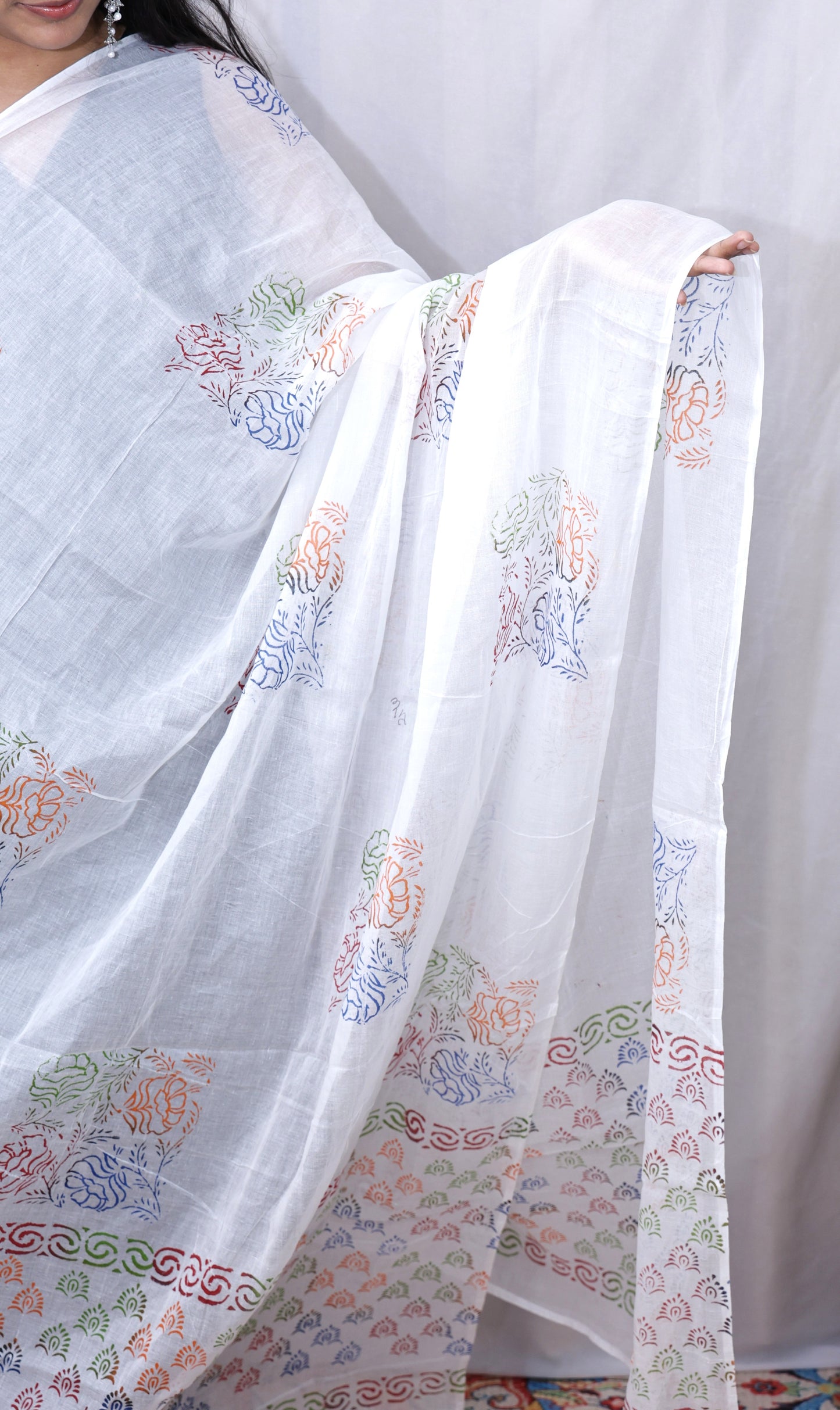 White Cotton Dupatta