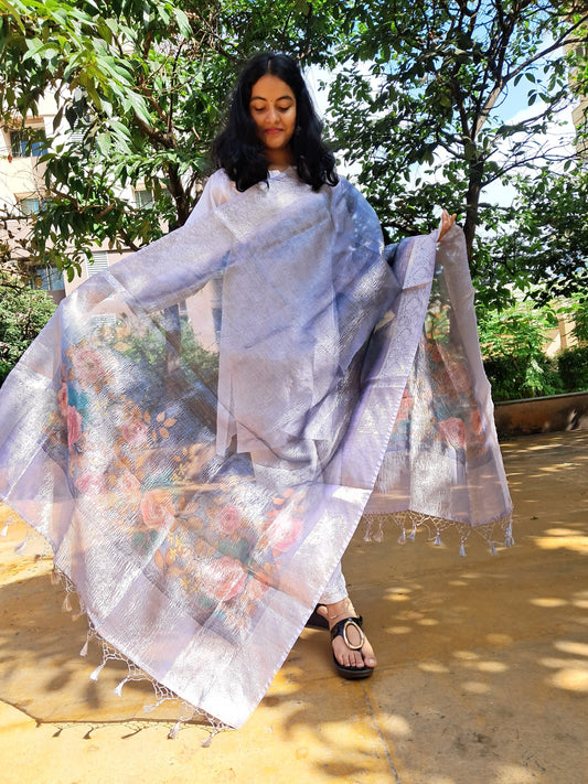 Tissue Crush Dupatta