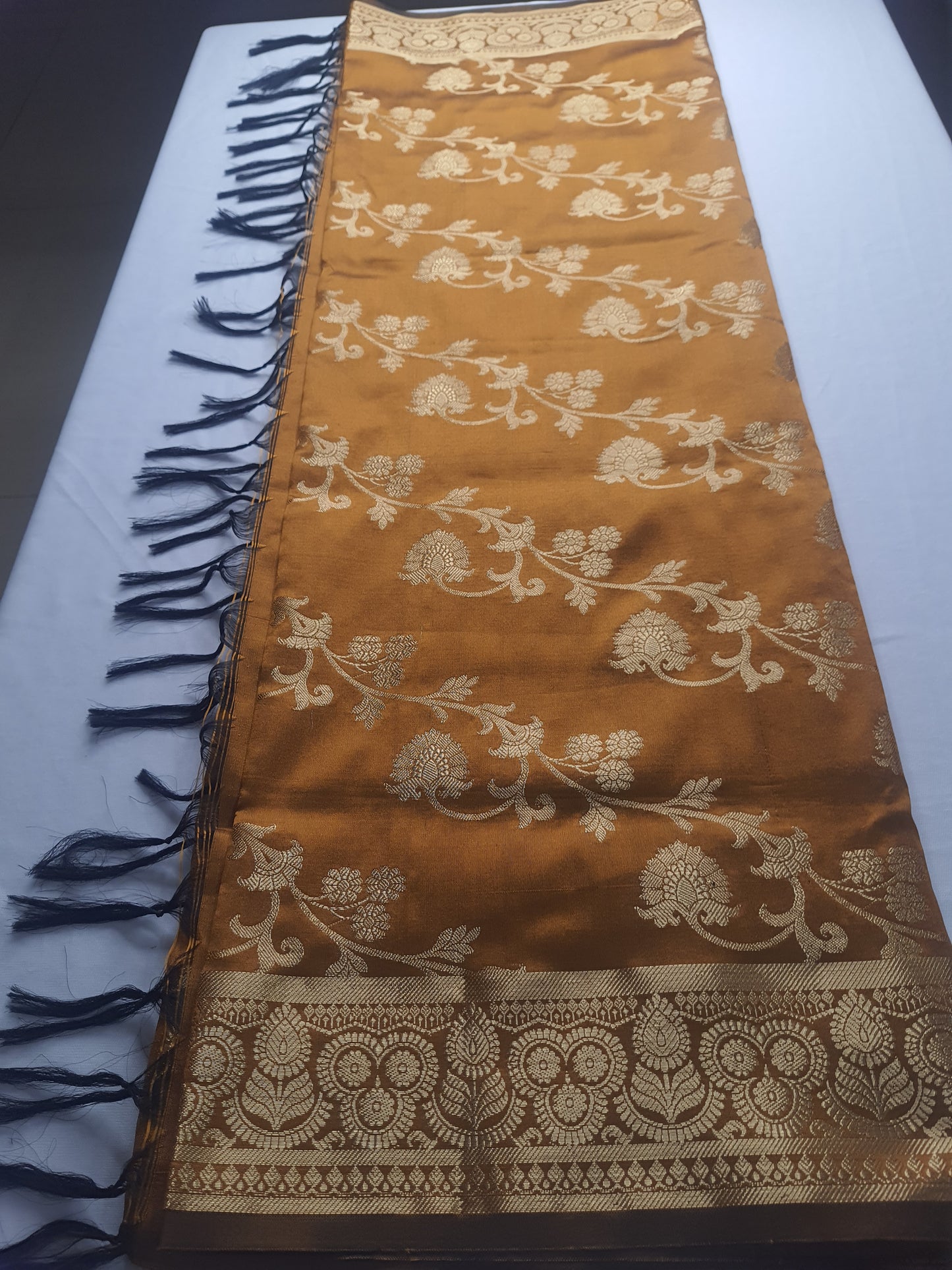 Golden Color Banarasi Dupatta